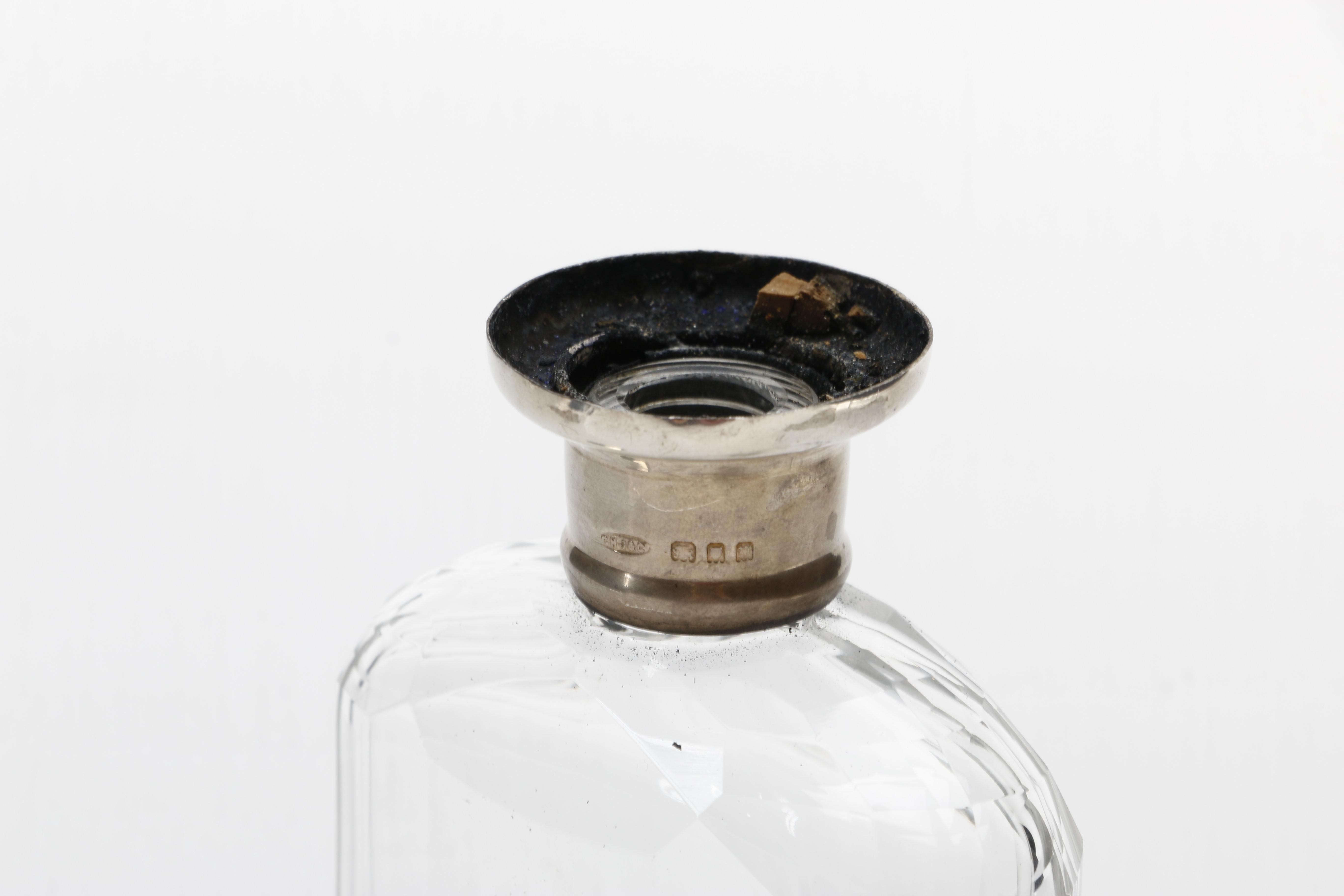 Glass Bottles with Sterling Silver Lids