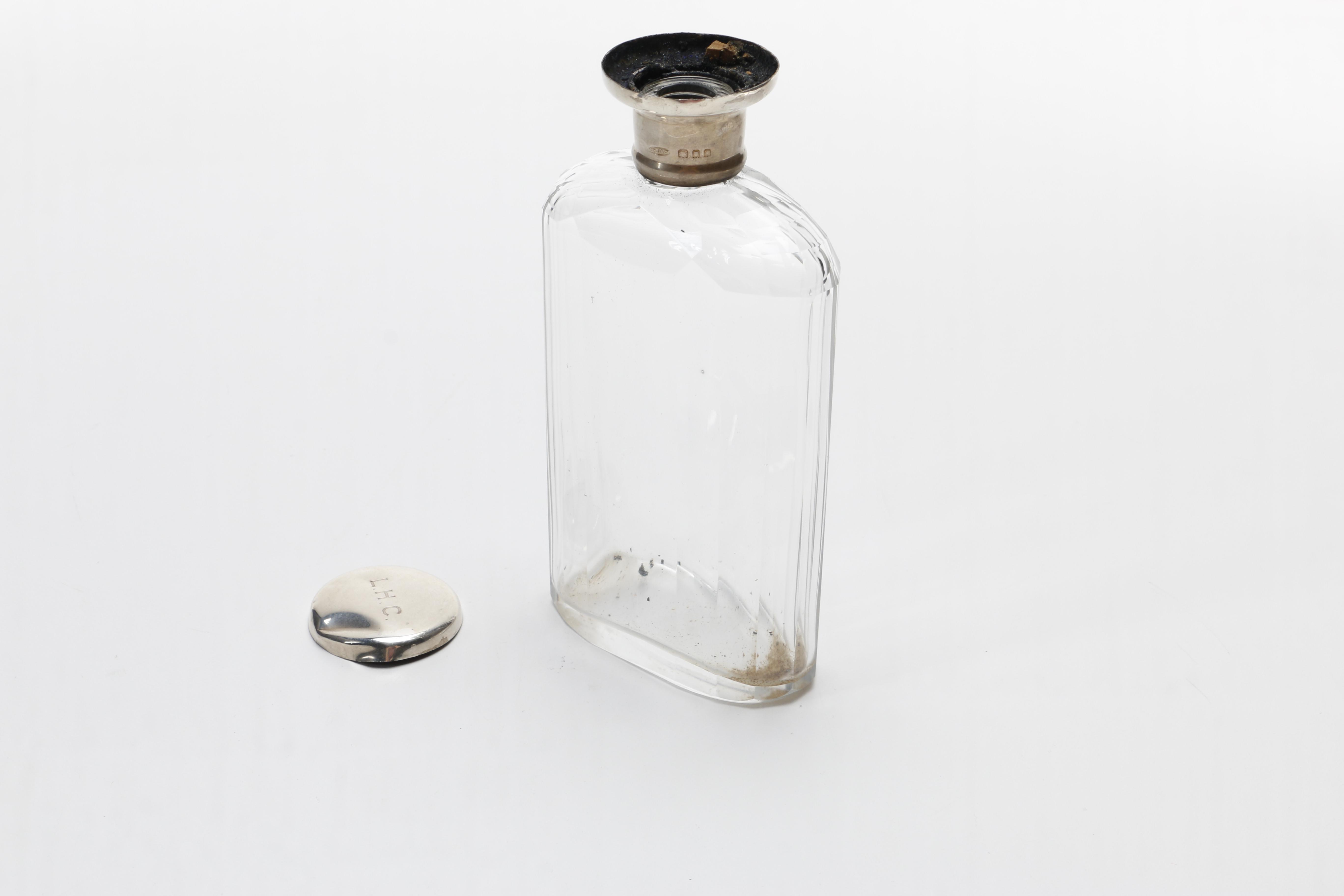 Glass Bottles with Sterling Silver Lids