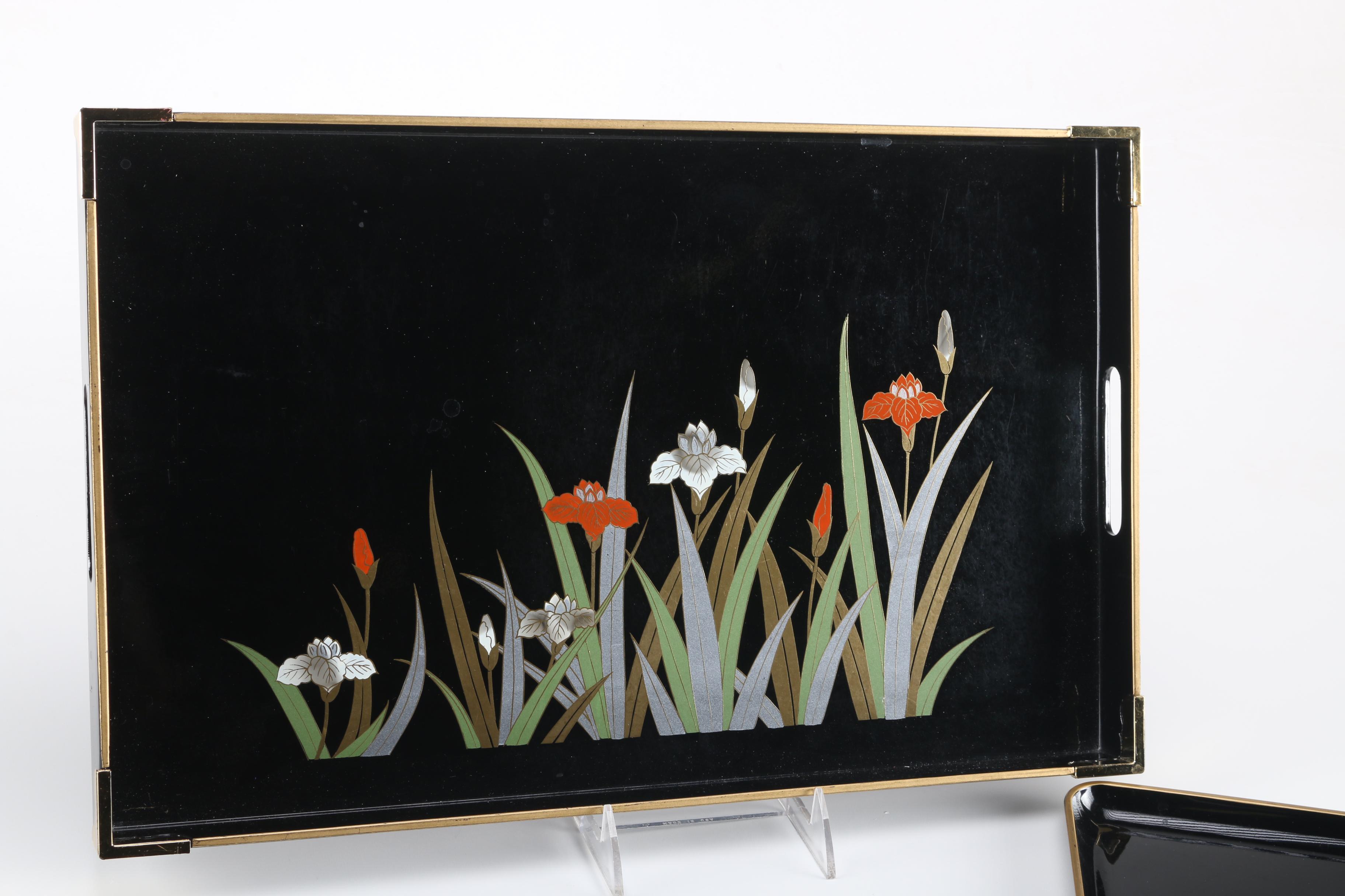 Otagiri Lacquerware Serving Trays