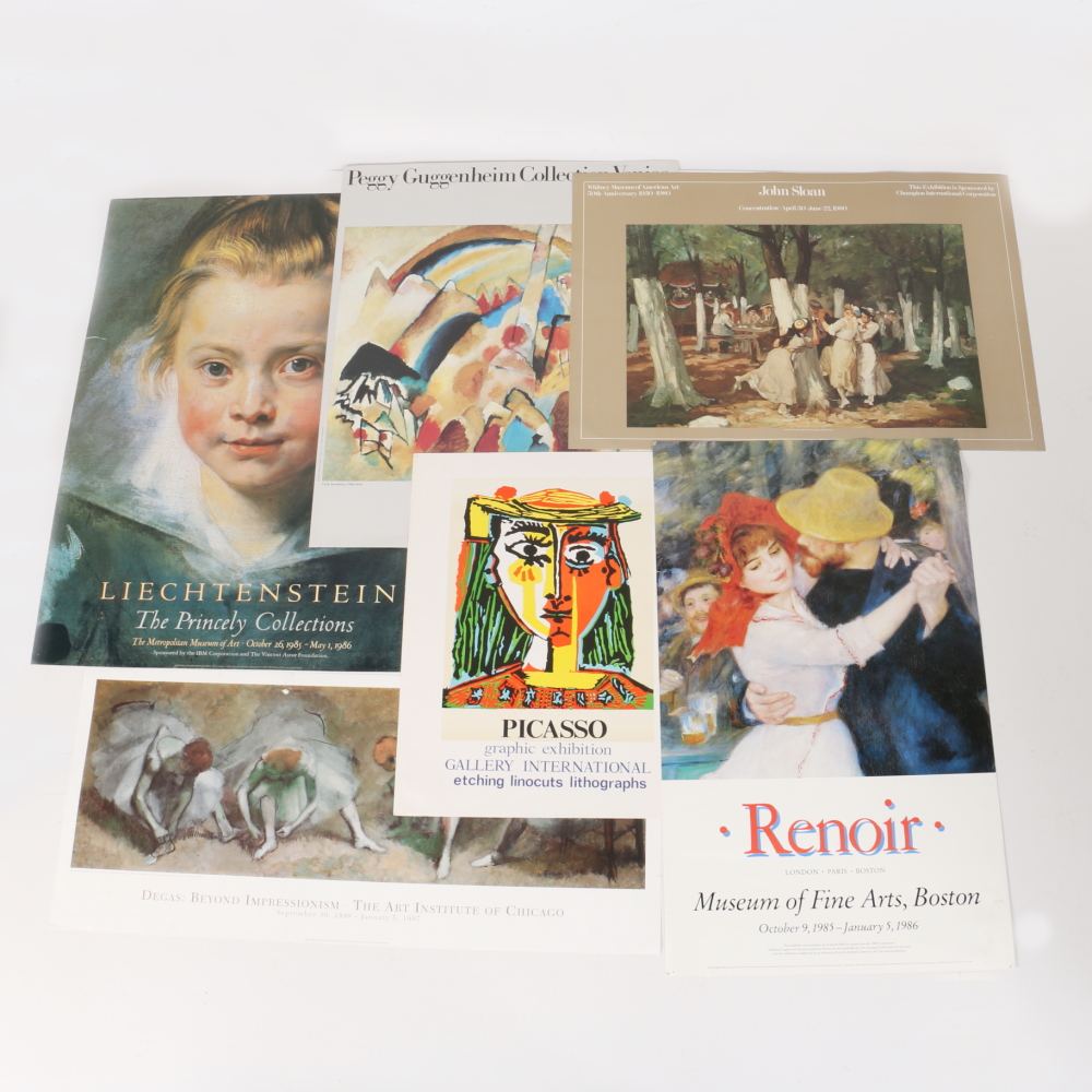 Circa 1980 Art Exhibition Posters