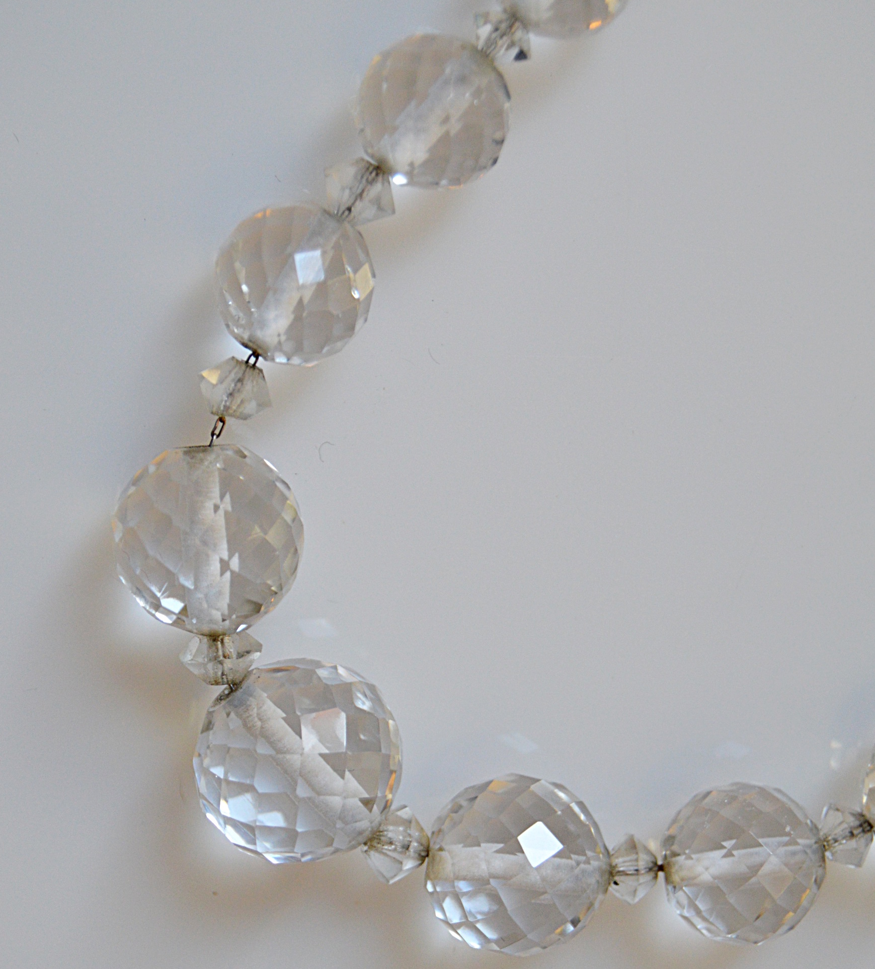 Vintage Faux Pearl and Crystal Demi-Parure
