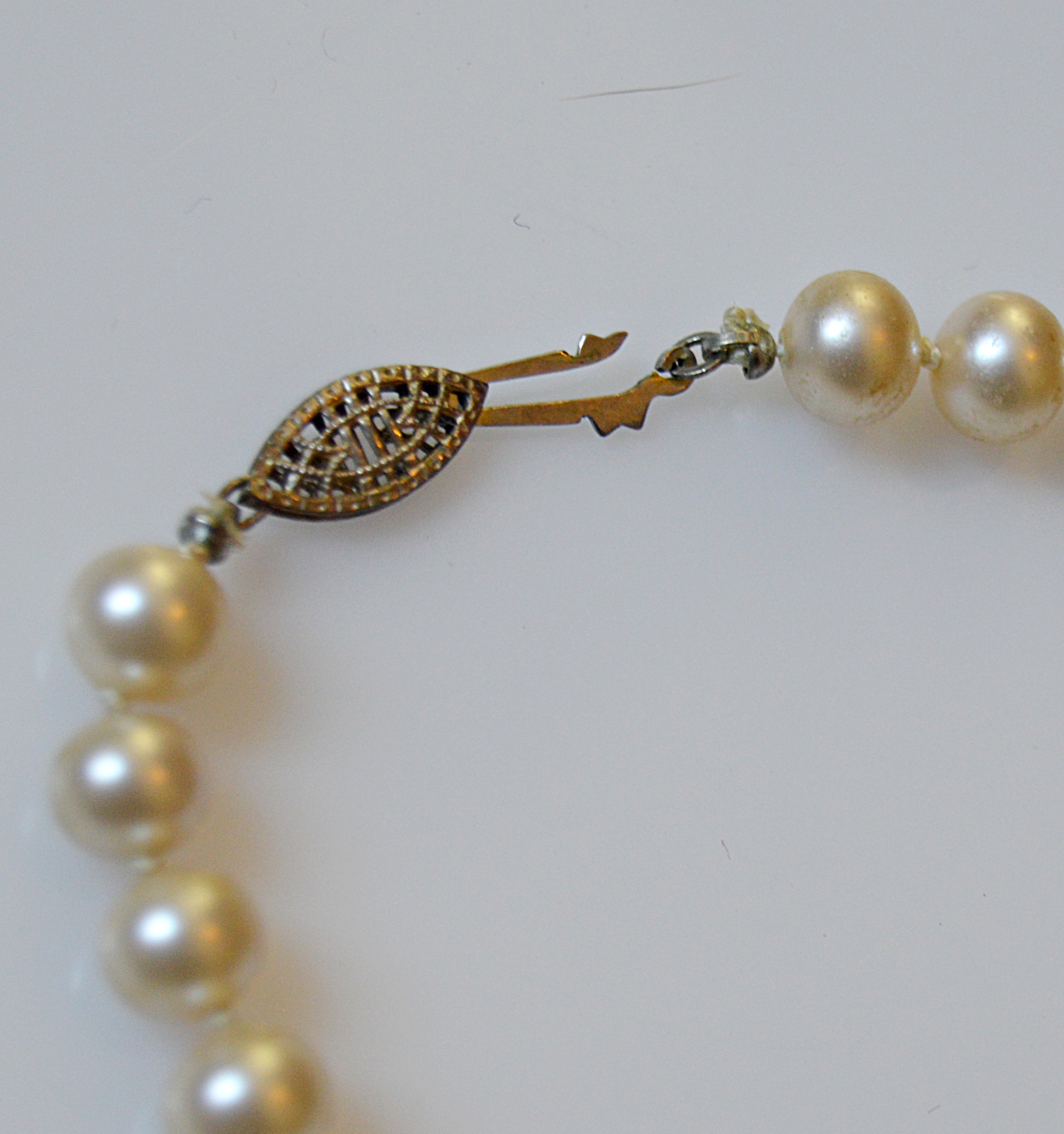 Vintage Faux Pearl and Crystal Demi-Parure