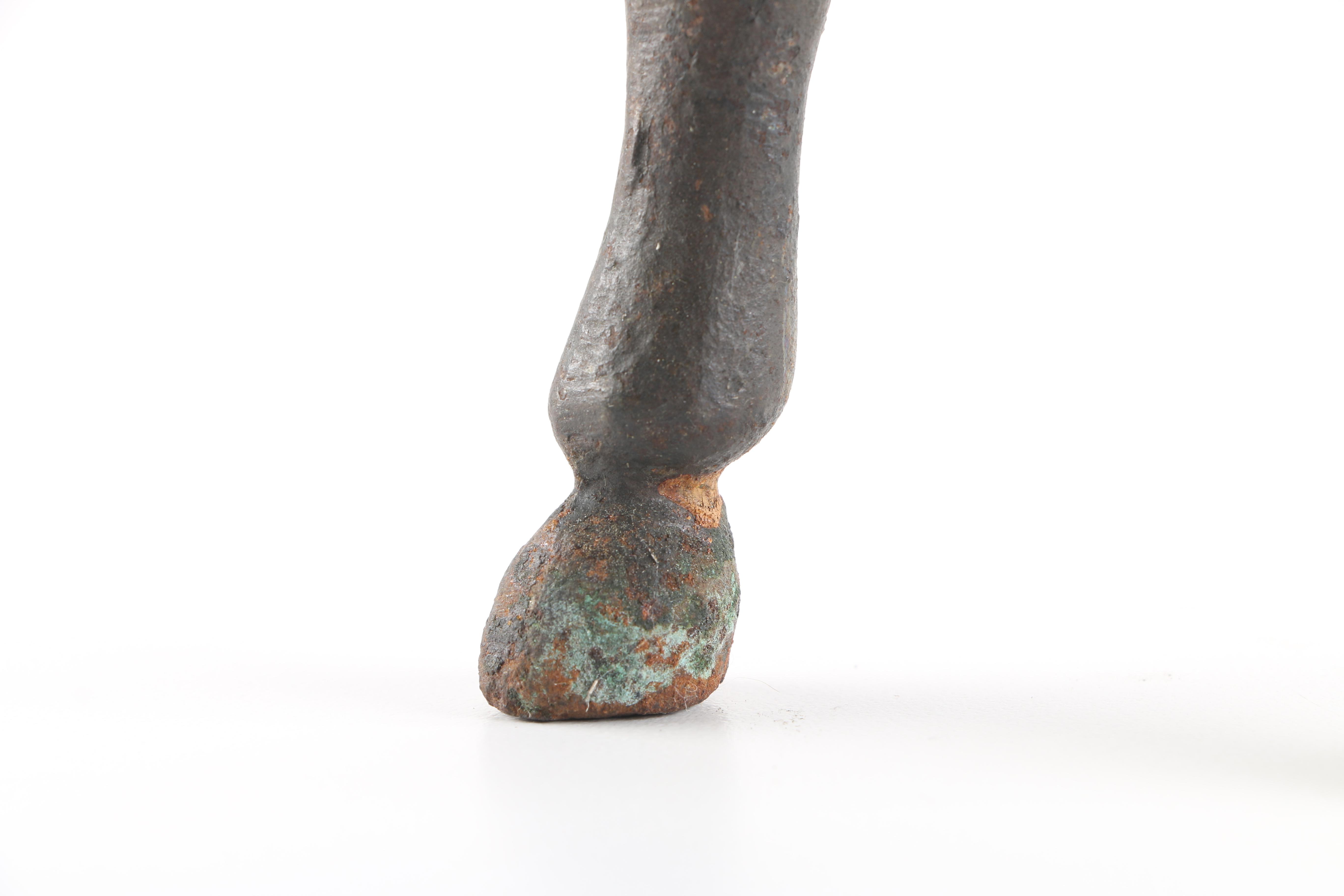 Vintage Cast Metal Donkey Figurine