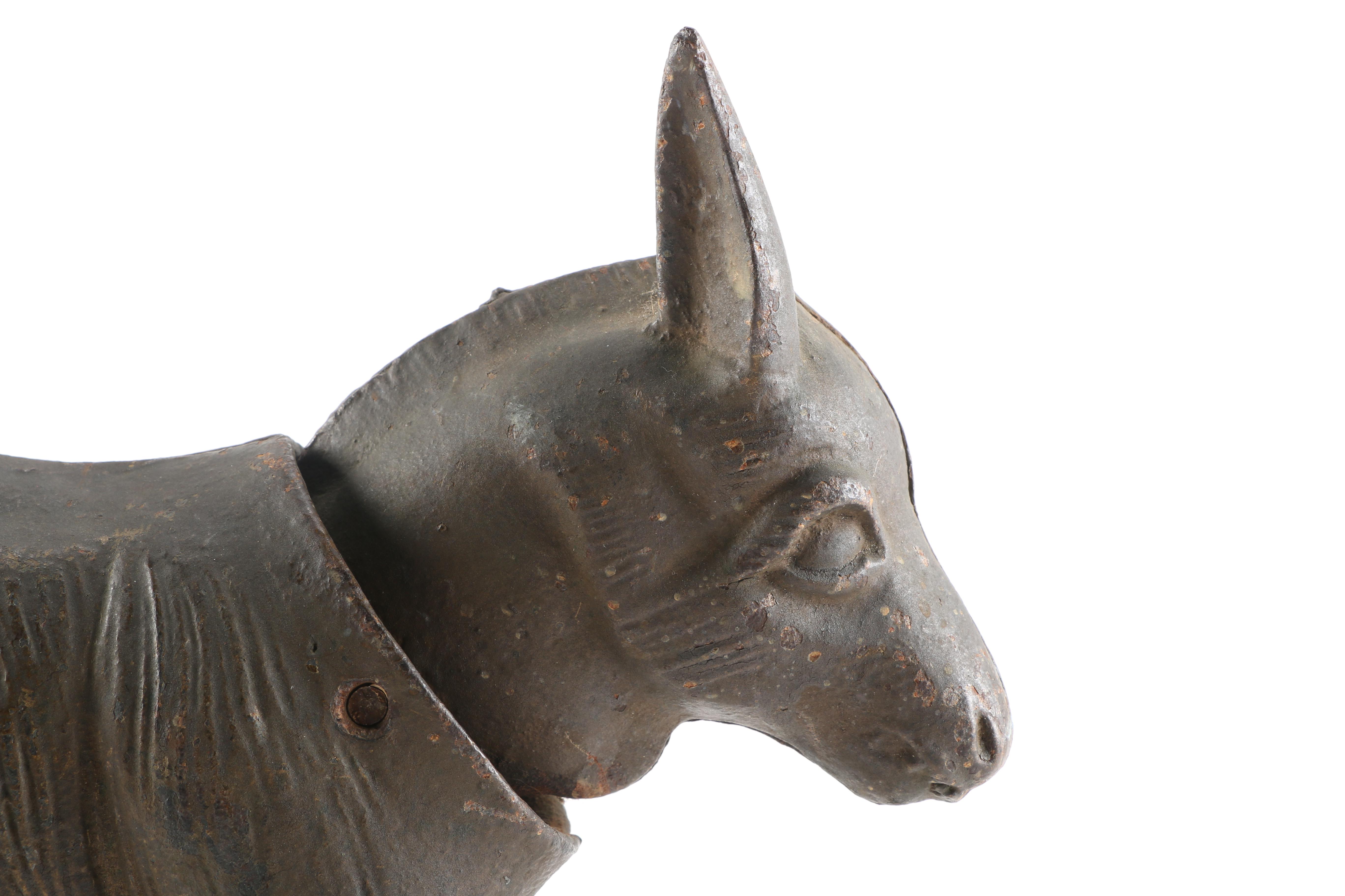 Vintage Cast Metal Donkey Figurine