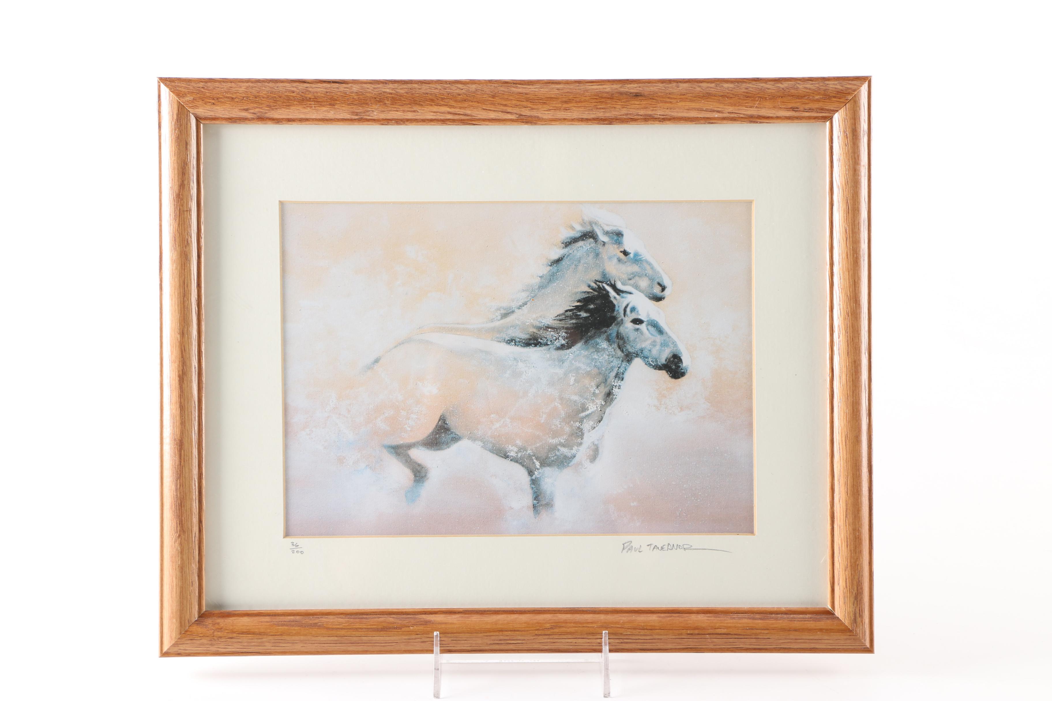 Don Gilbert and Paul Tavernor Limited Edition Horse Themed Art