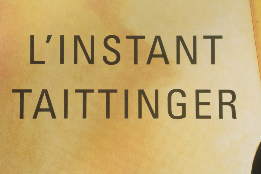 "L'instant Taittinger" Poster