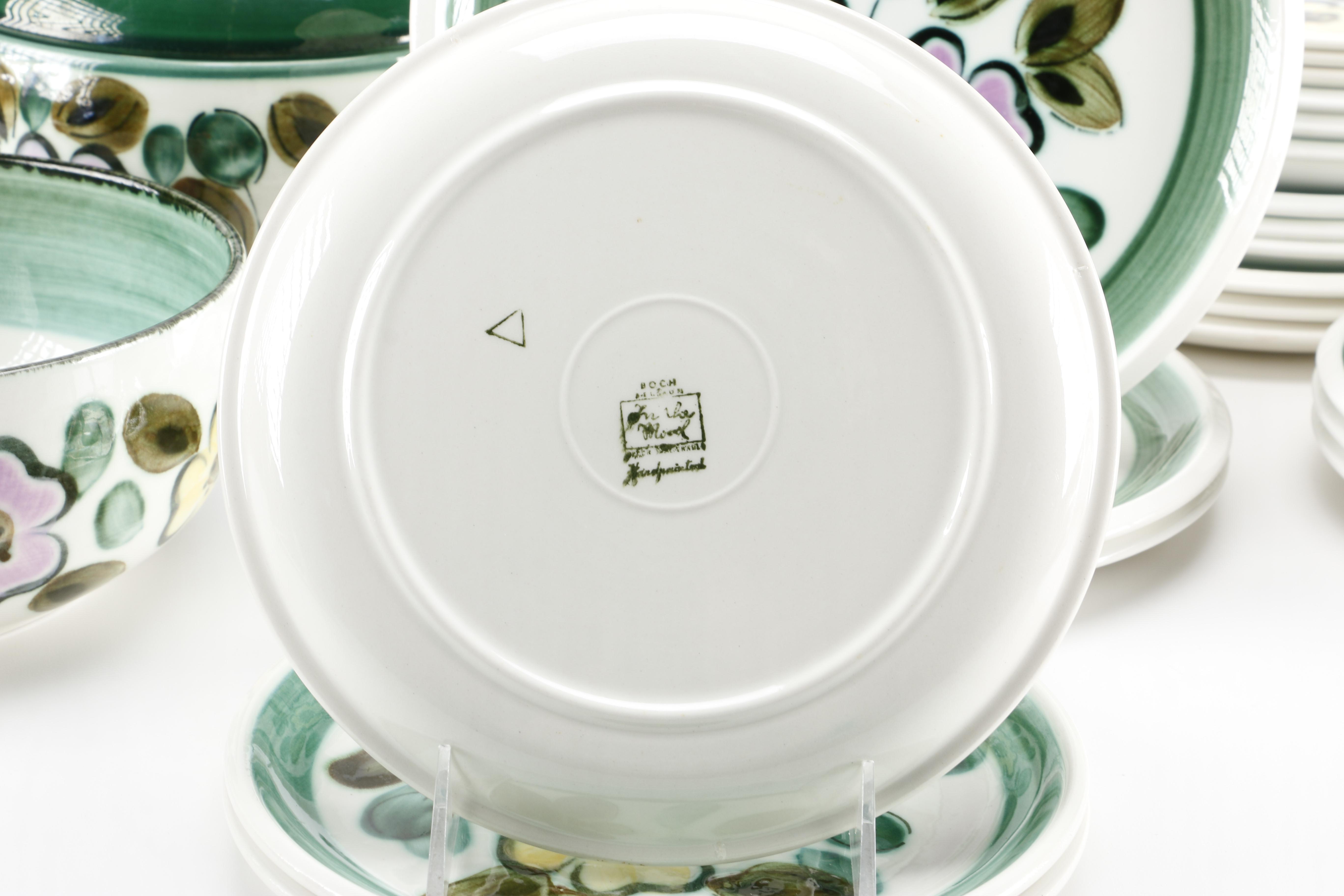 Belgian Boch "In the Mood" Ceramic Tableware