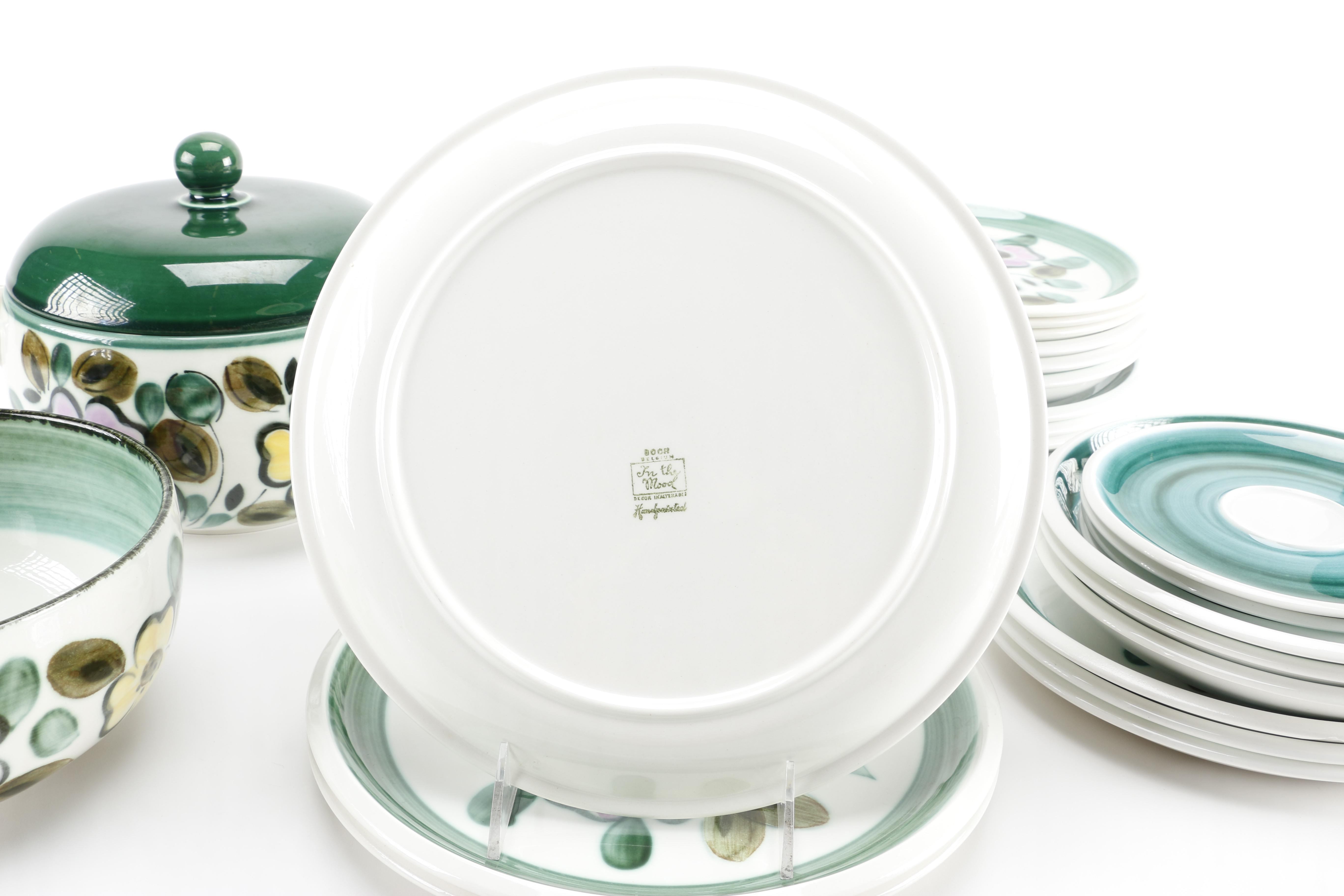 Belgian Boch "In the Mood" Ceramic Tableware