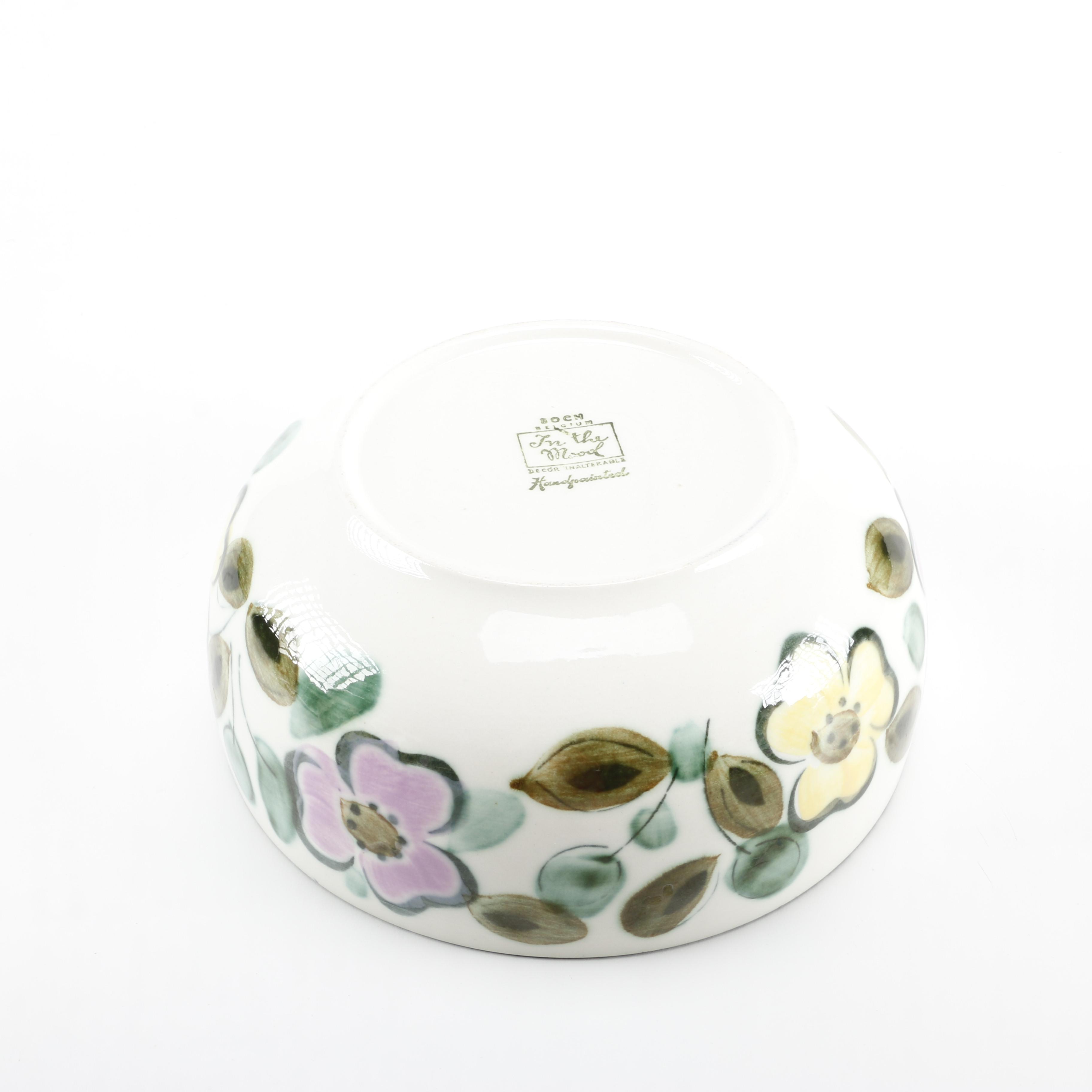 Belgian Boch "In the Mood" Ceramic Tableware