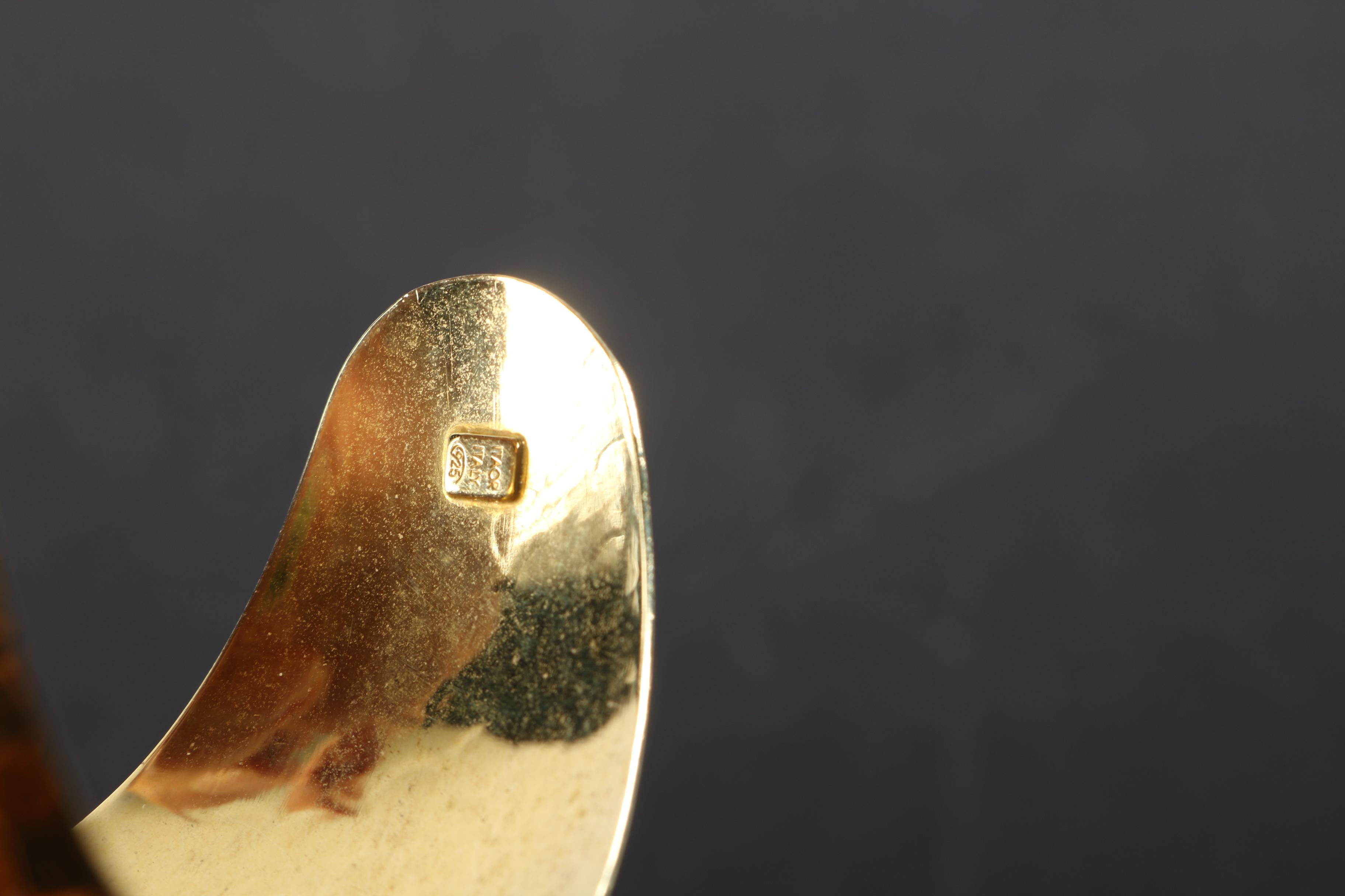 Gold Wash Sterling Silver and Stone Jewelry