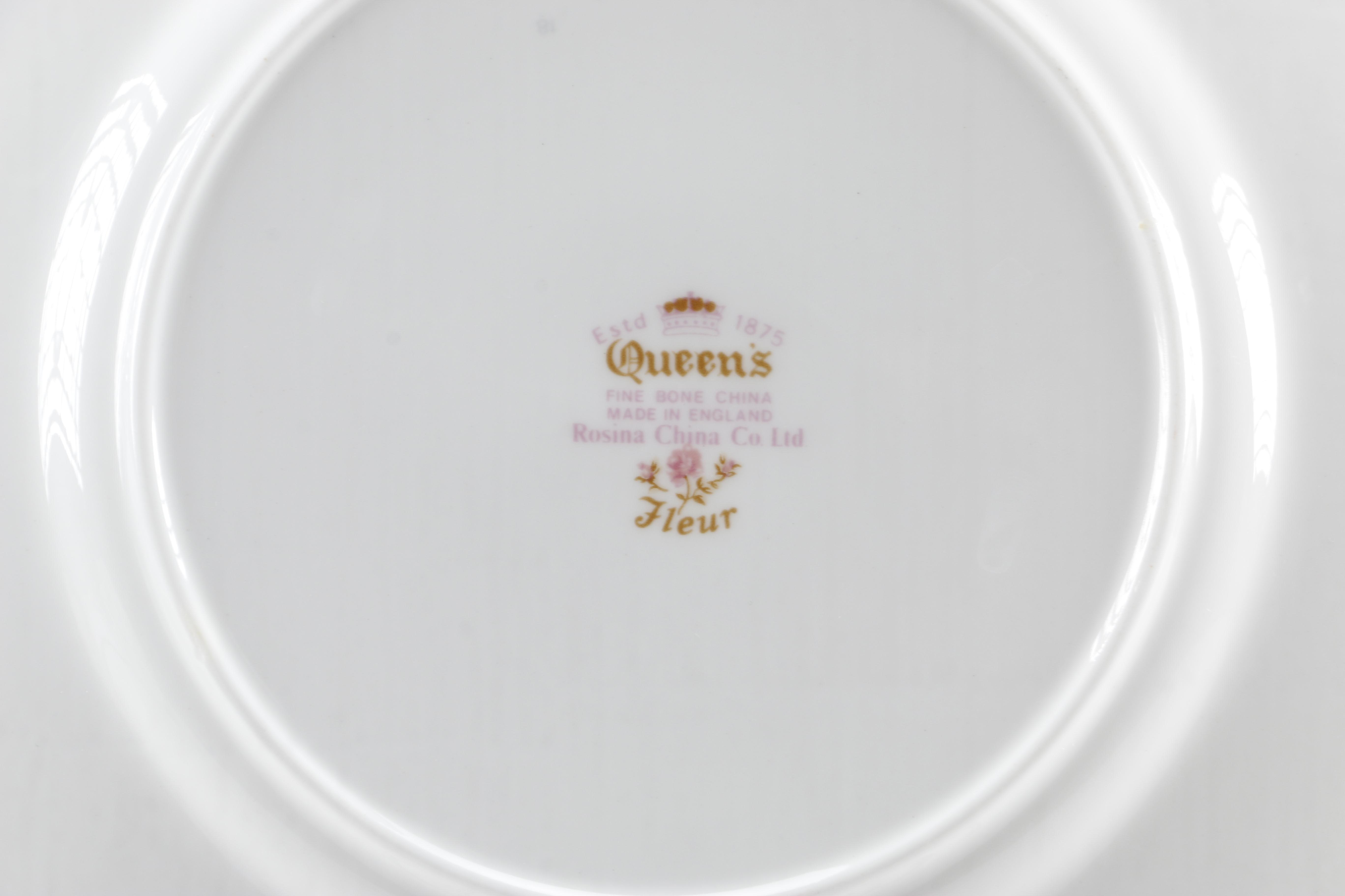 Rosina Queen's "Fleur" Fine Bone China Set