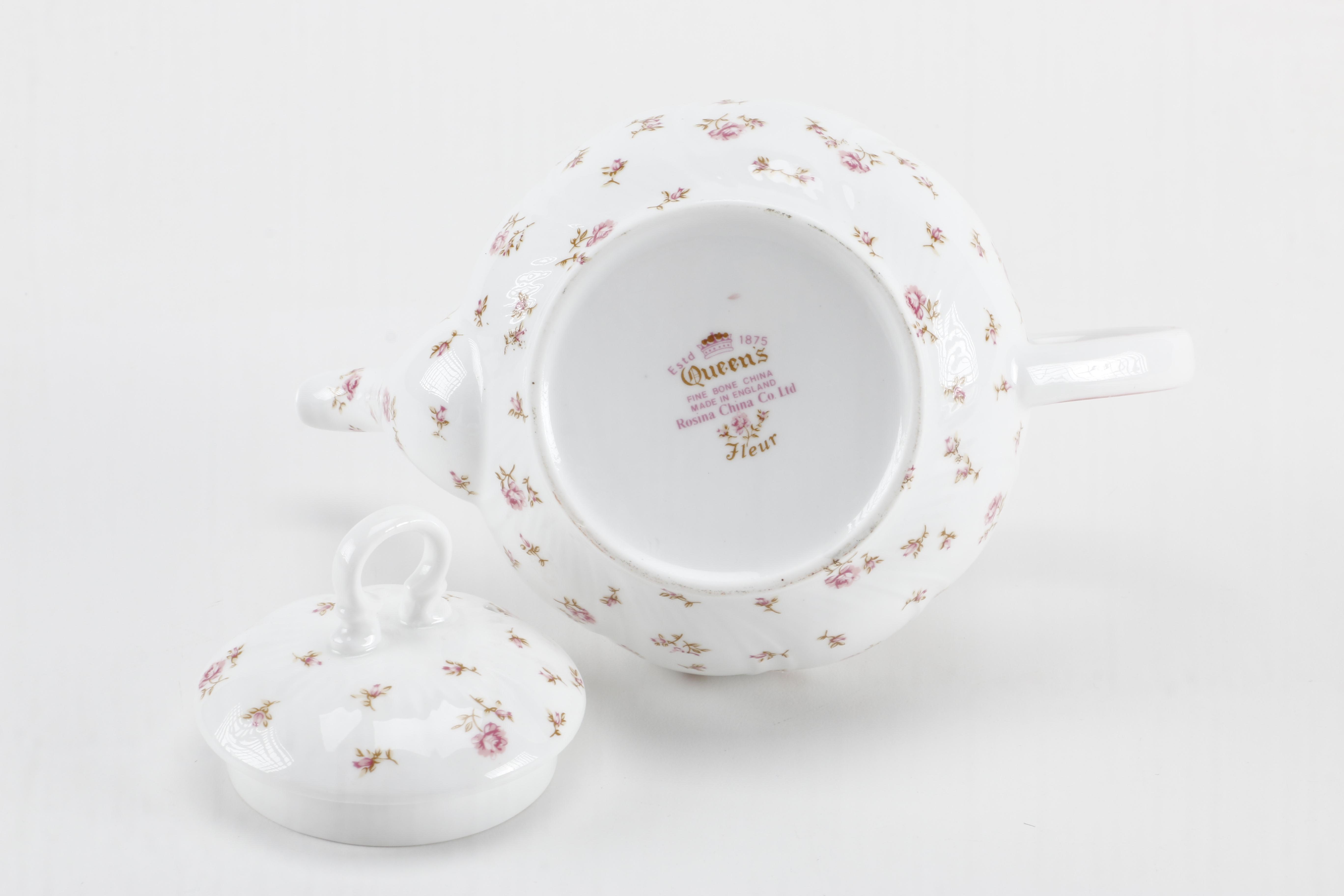 Rosina Queen's "Fleur" Fine Bone China Set
