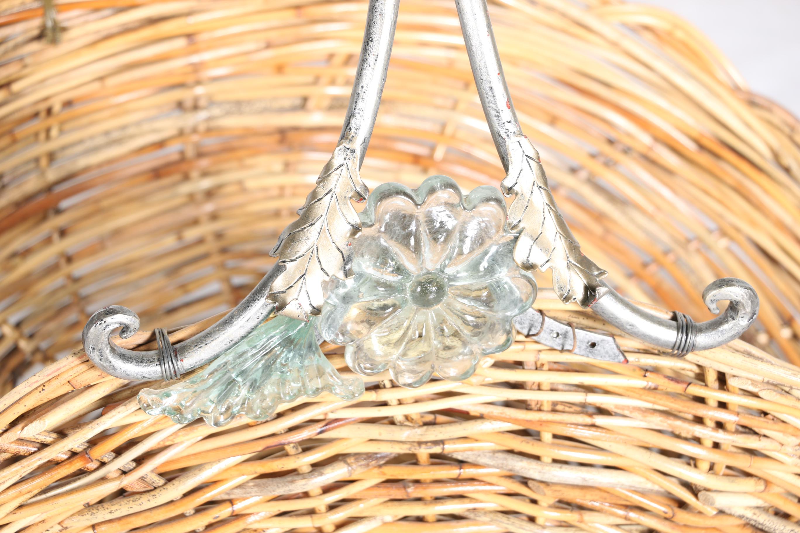 Pair of Wicker Open Baskets