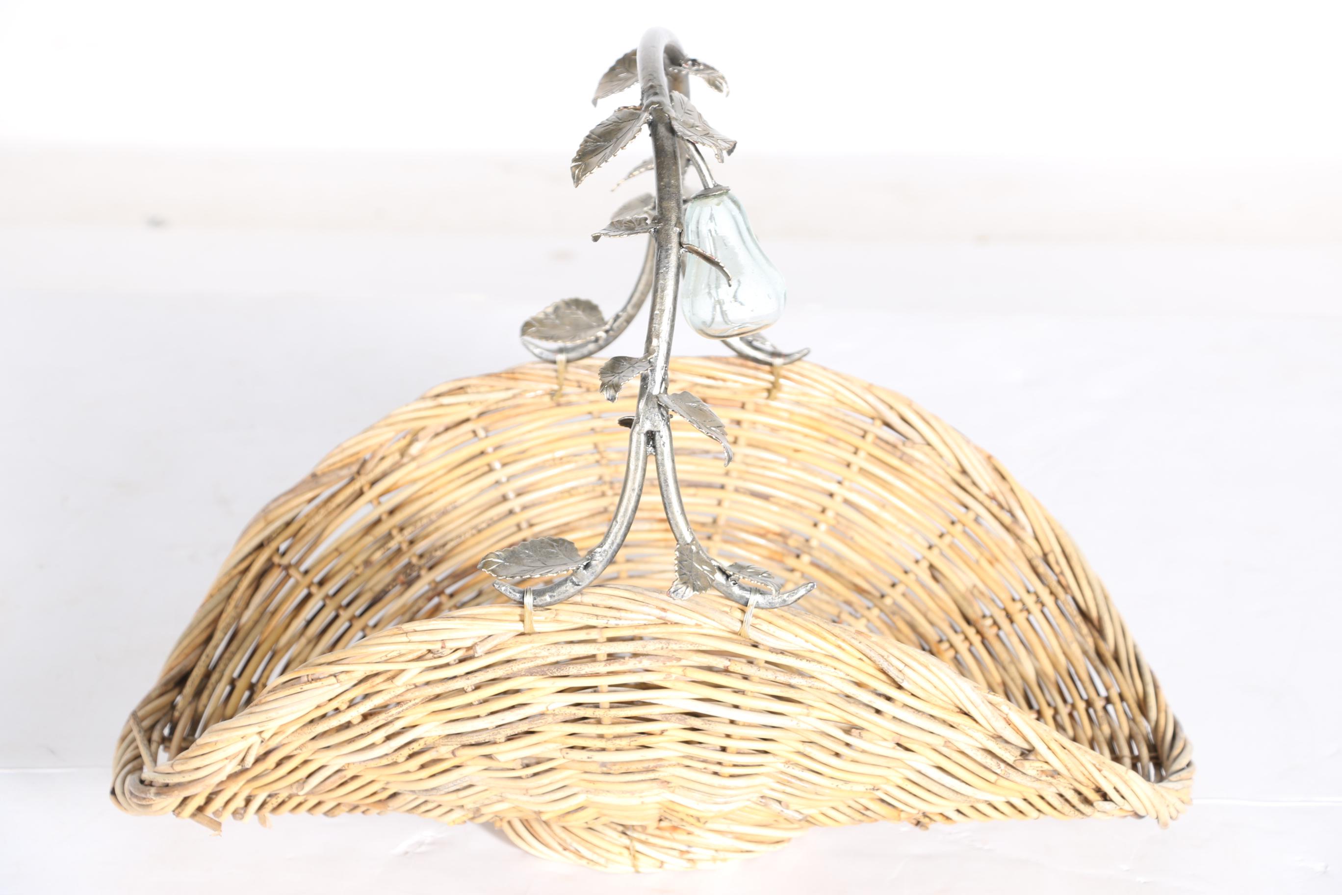 Pair of Wicker Open Baskets