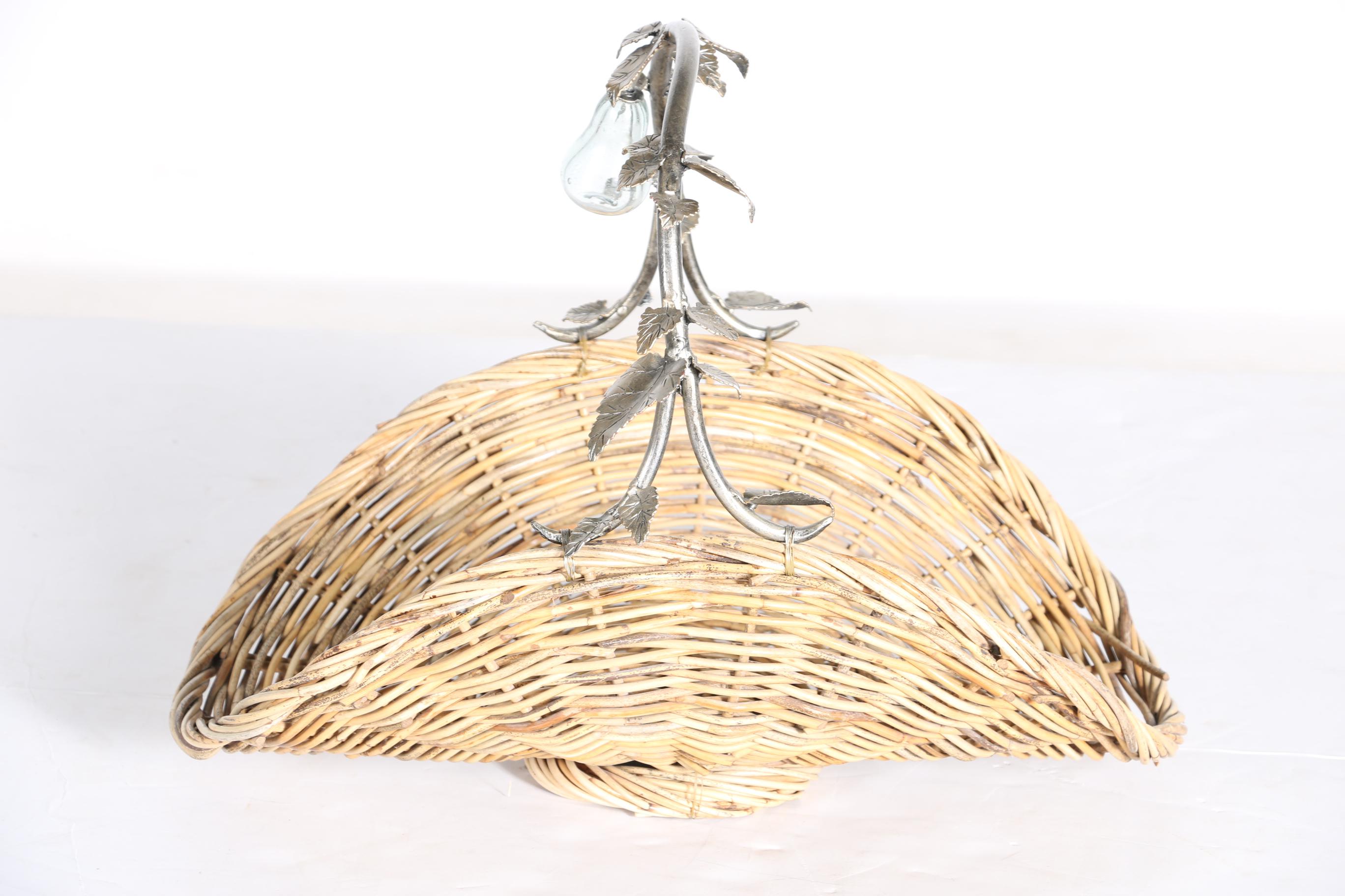 Pair of Wicker Open Baskets