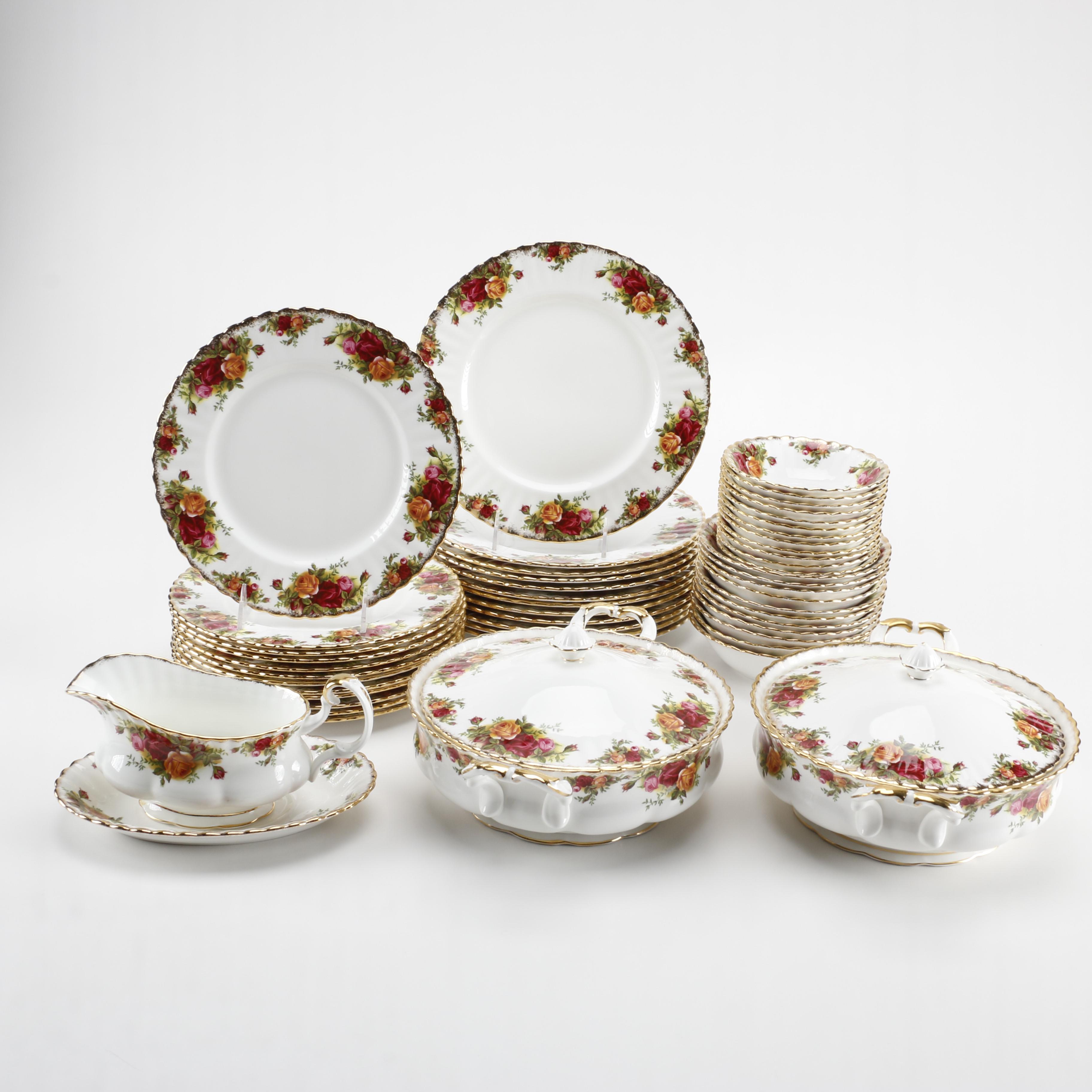 Royal Albert "Old Country Roses" China Tableware Set