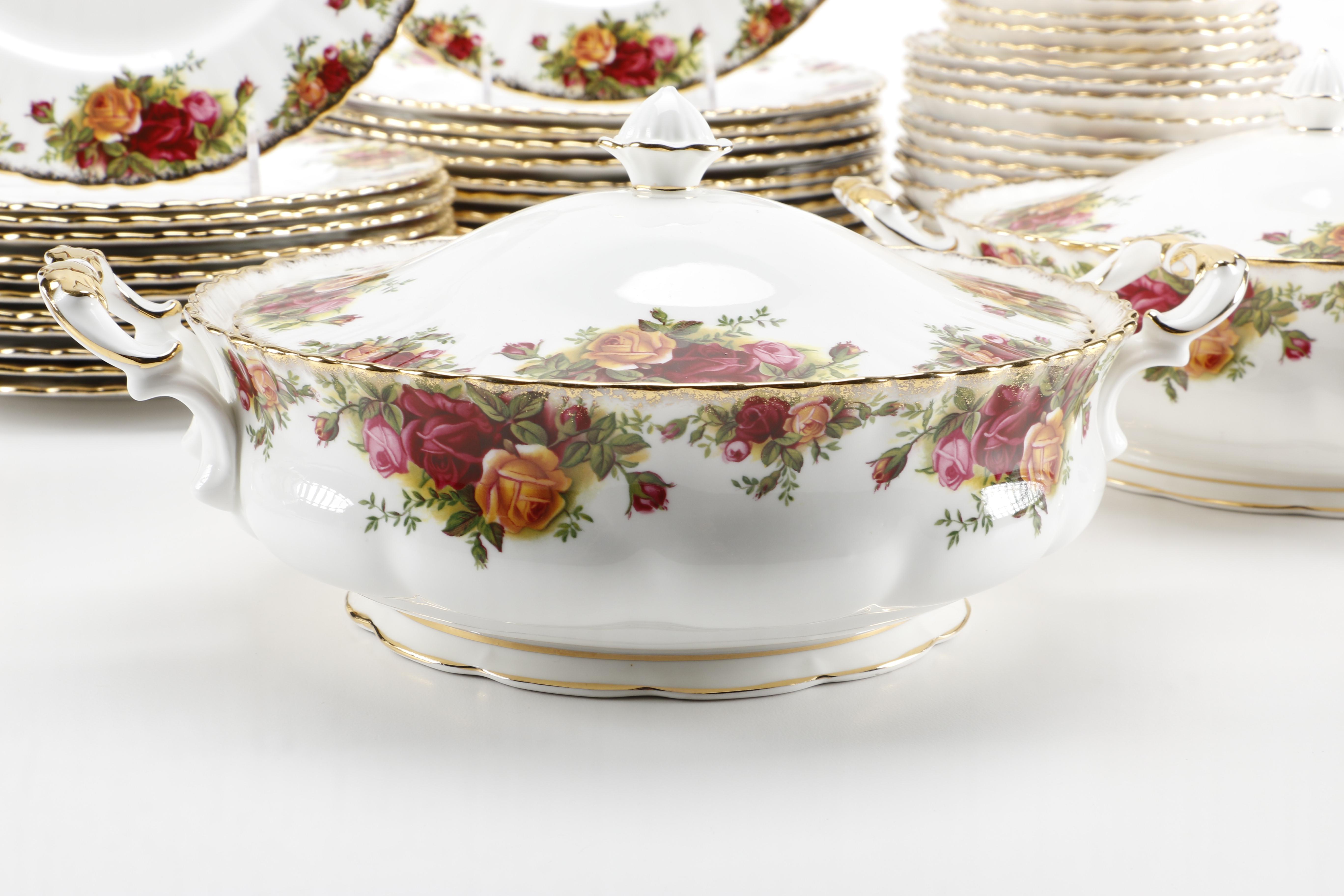 Royal Albert "Old Country Roses" China Tableware Set