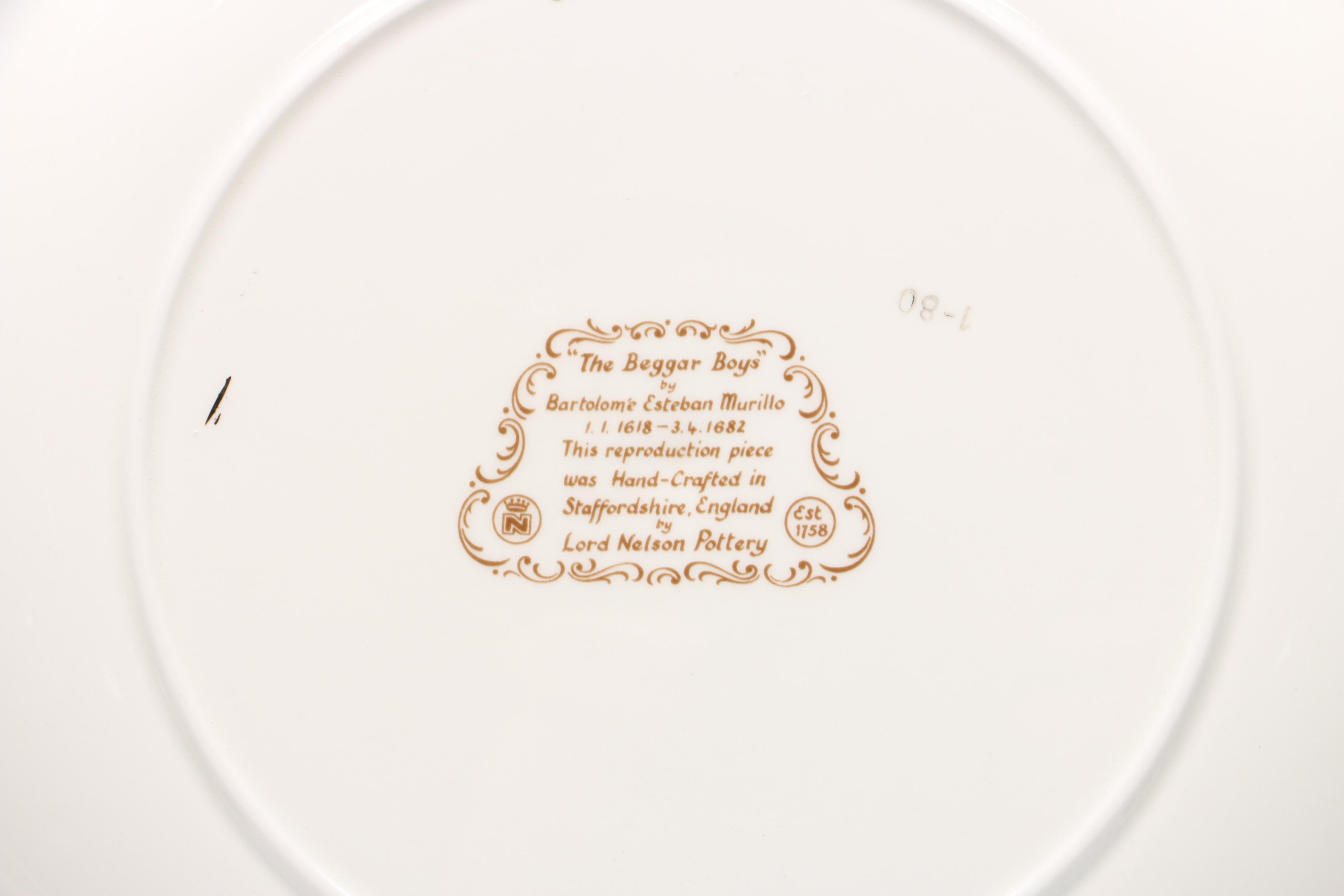 Plates Featuring Royal Doulton and Lord Nelson