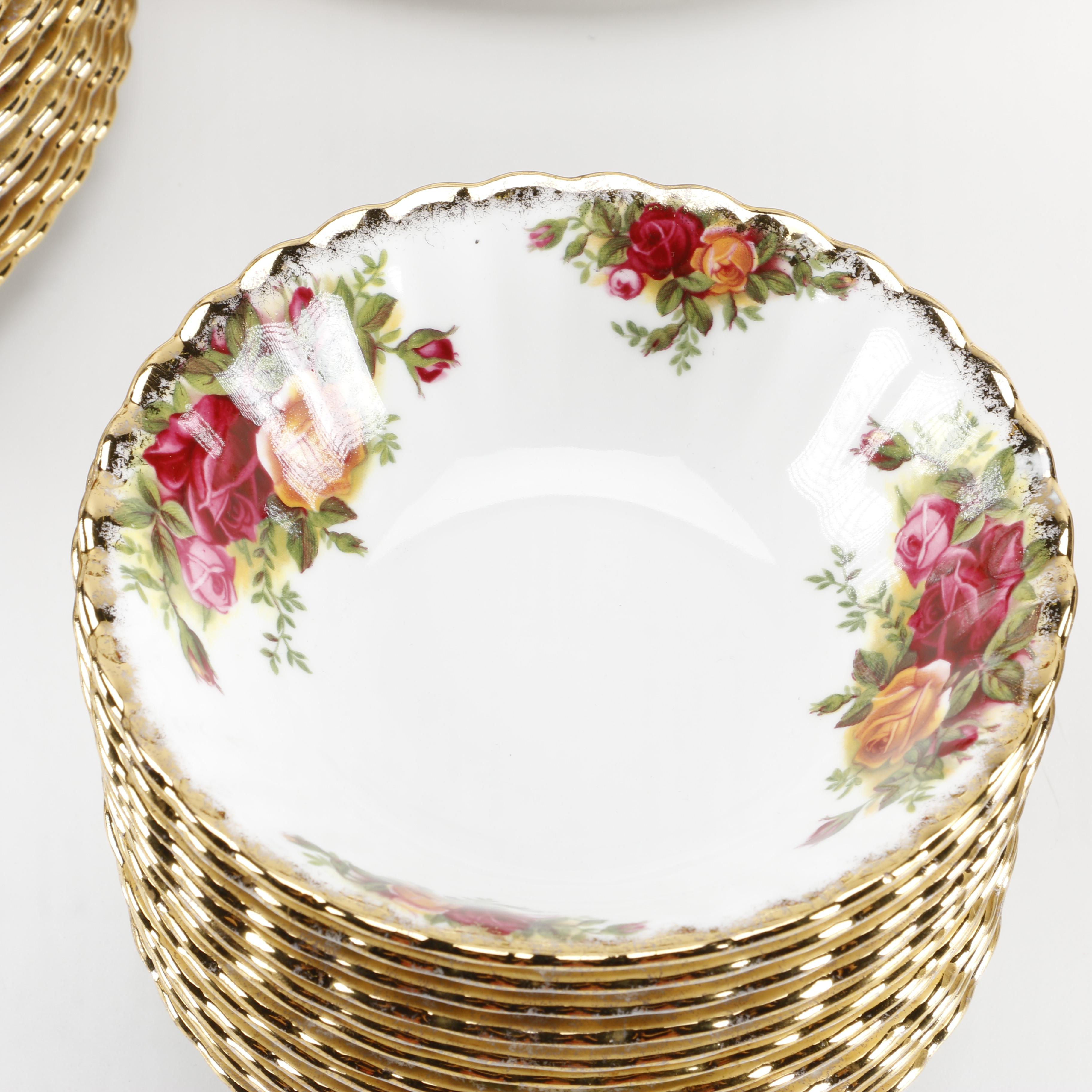 Royal Albert "Old Country Roses" China Tableware Set