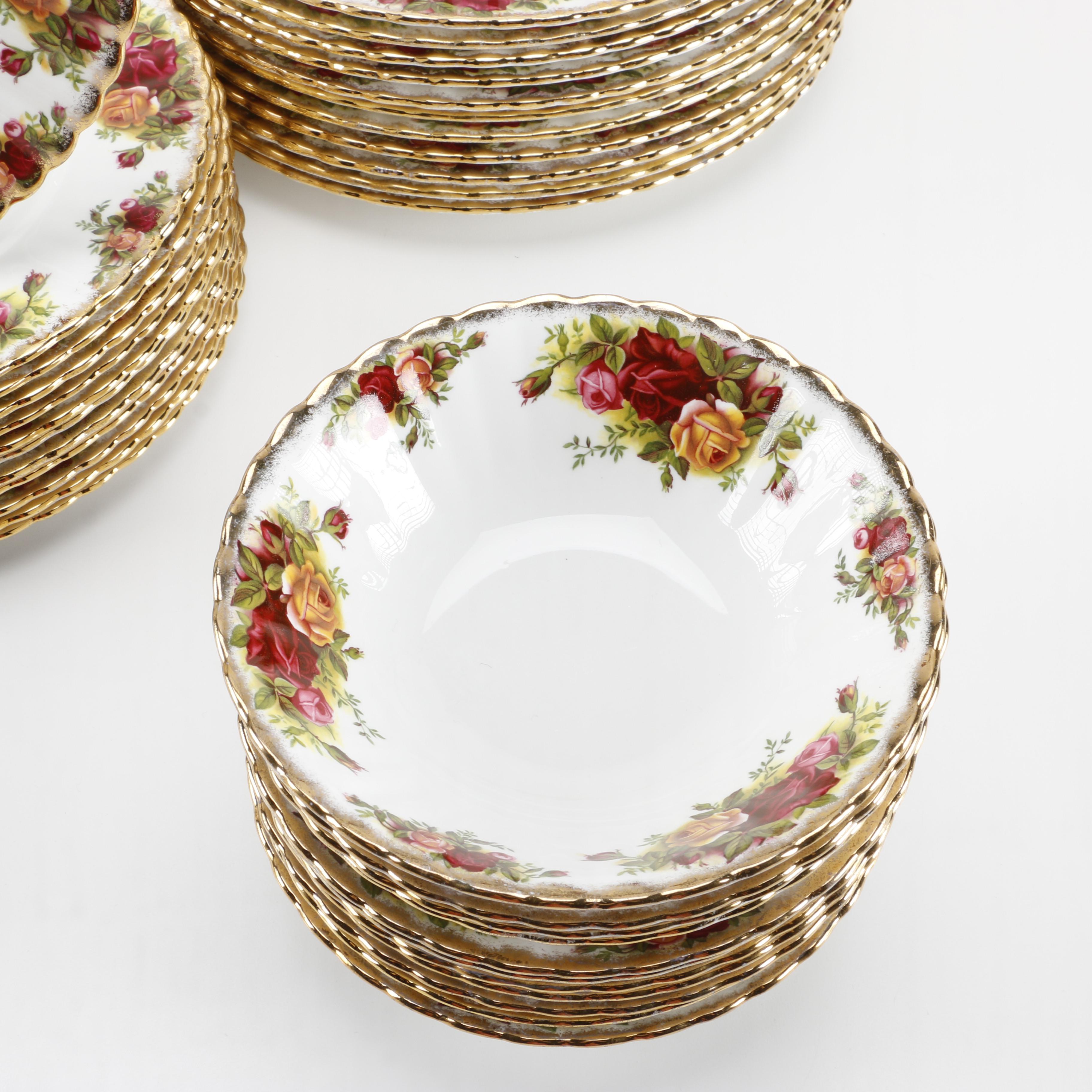 Royal Albert "Old Country Roses" China Tableware Set