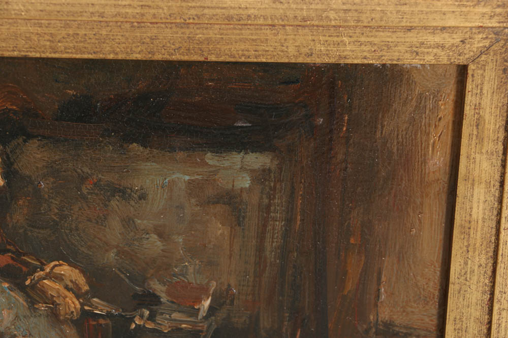 Original Oil Painting on Panel by Arthur Henri Christiaan Briet