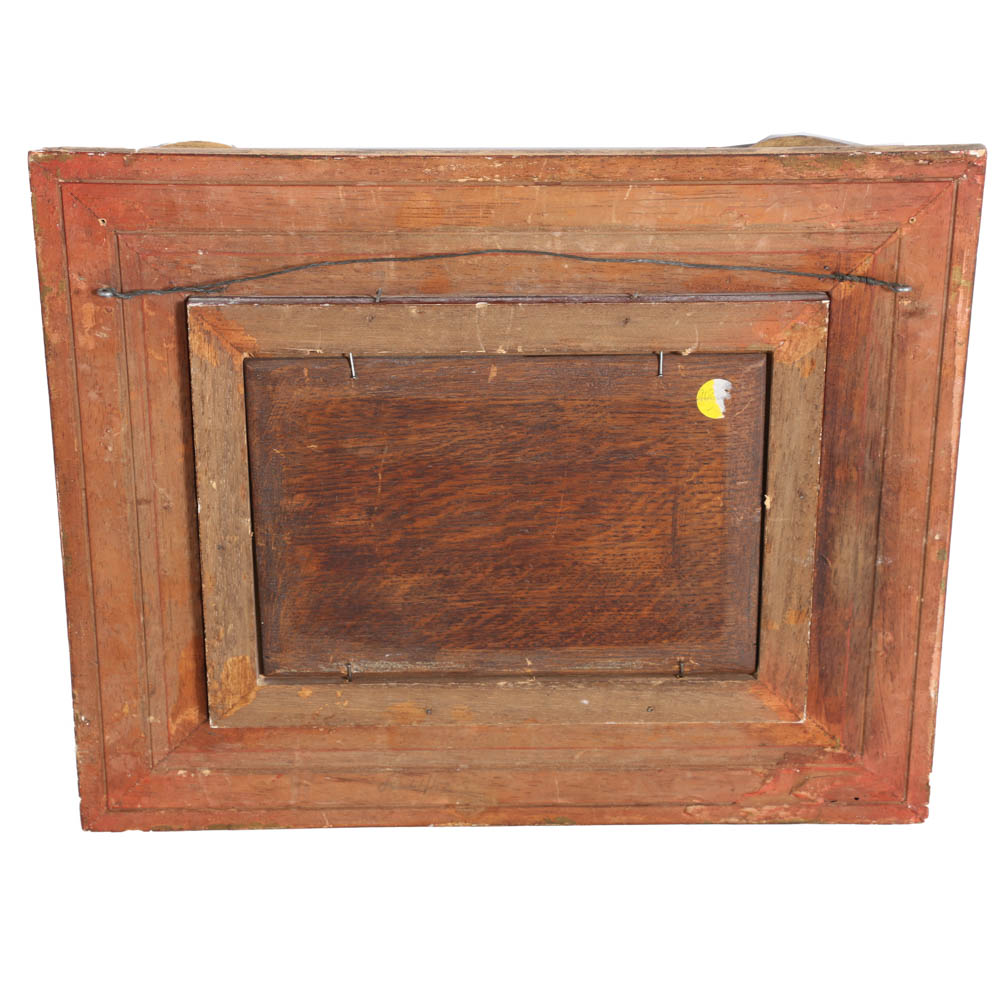 Original Oil Painting on Panel by Arthur Henri Christiaan Briet