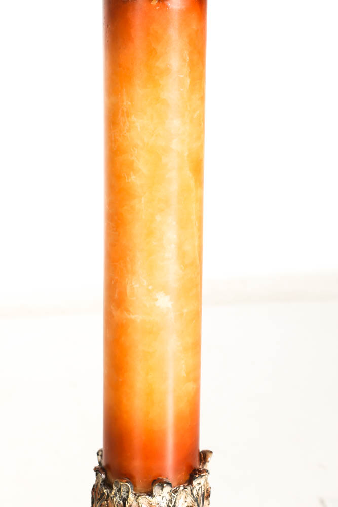 Pair of Marble Top Pedestal Plant Stands