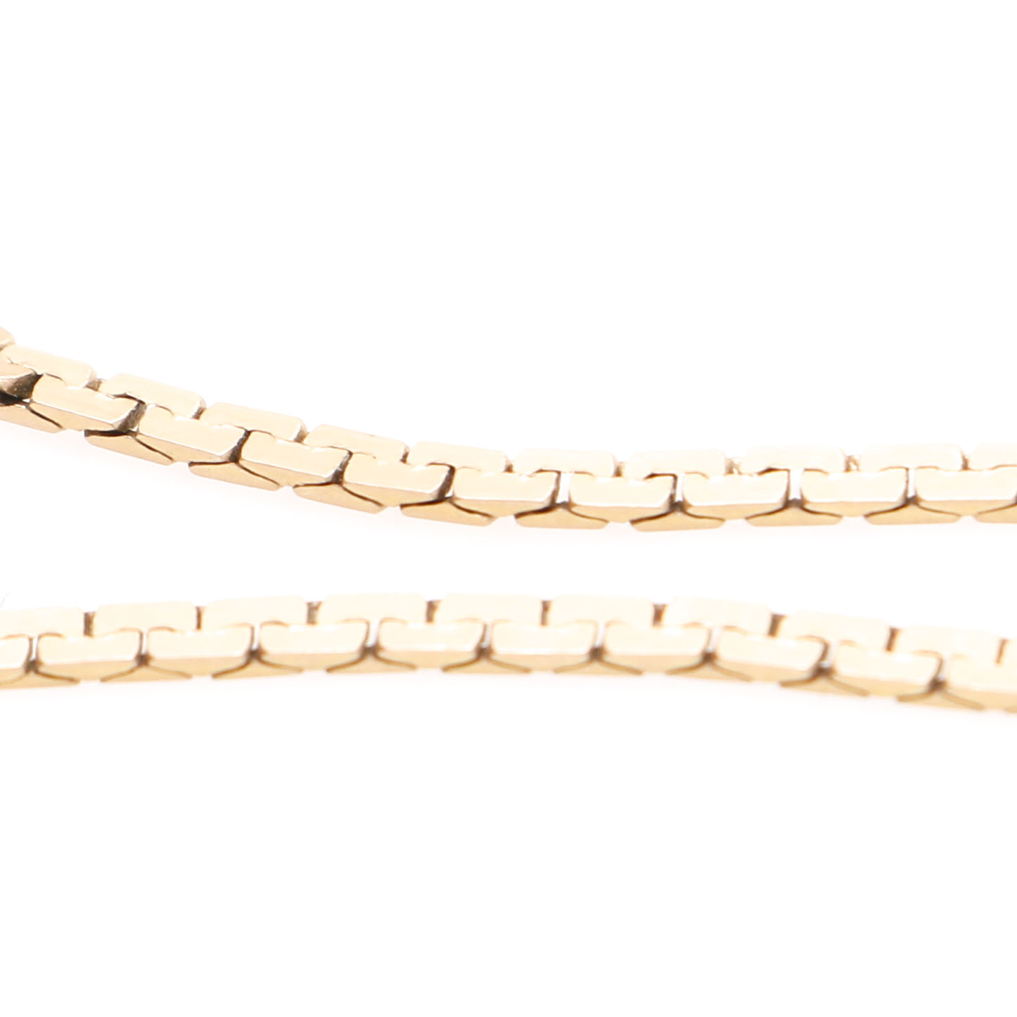 14K Yellow Gold C-Link Chain Necklace