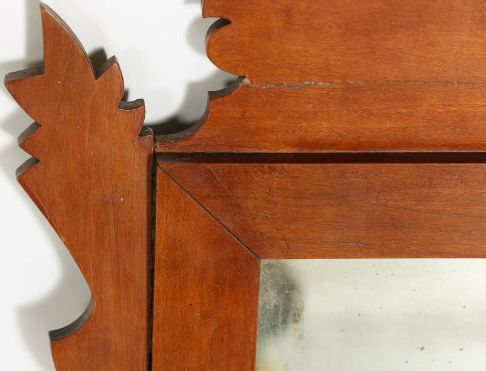 19th Century Mahogany Chippendale Style Mirror