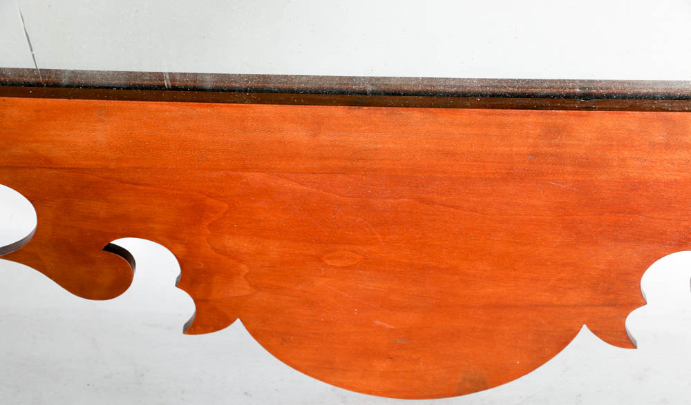 19th Century Mahogany Chippendale Style Mirror