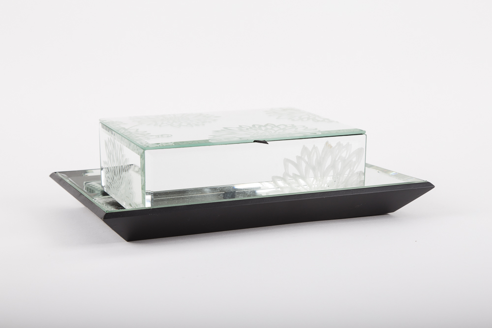 Mirrored Glass Decor