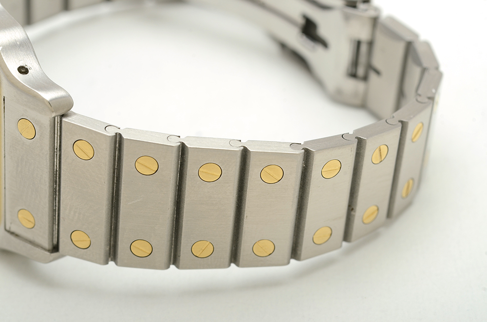 Cartier Santos Date 18K and Stainless Steel Automatic Watch