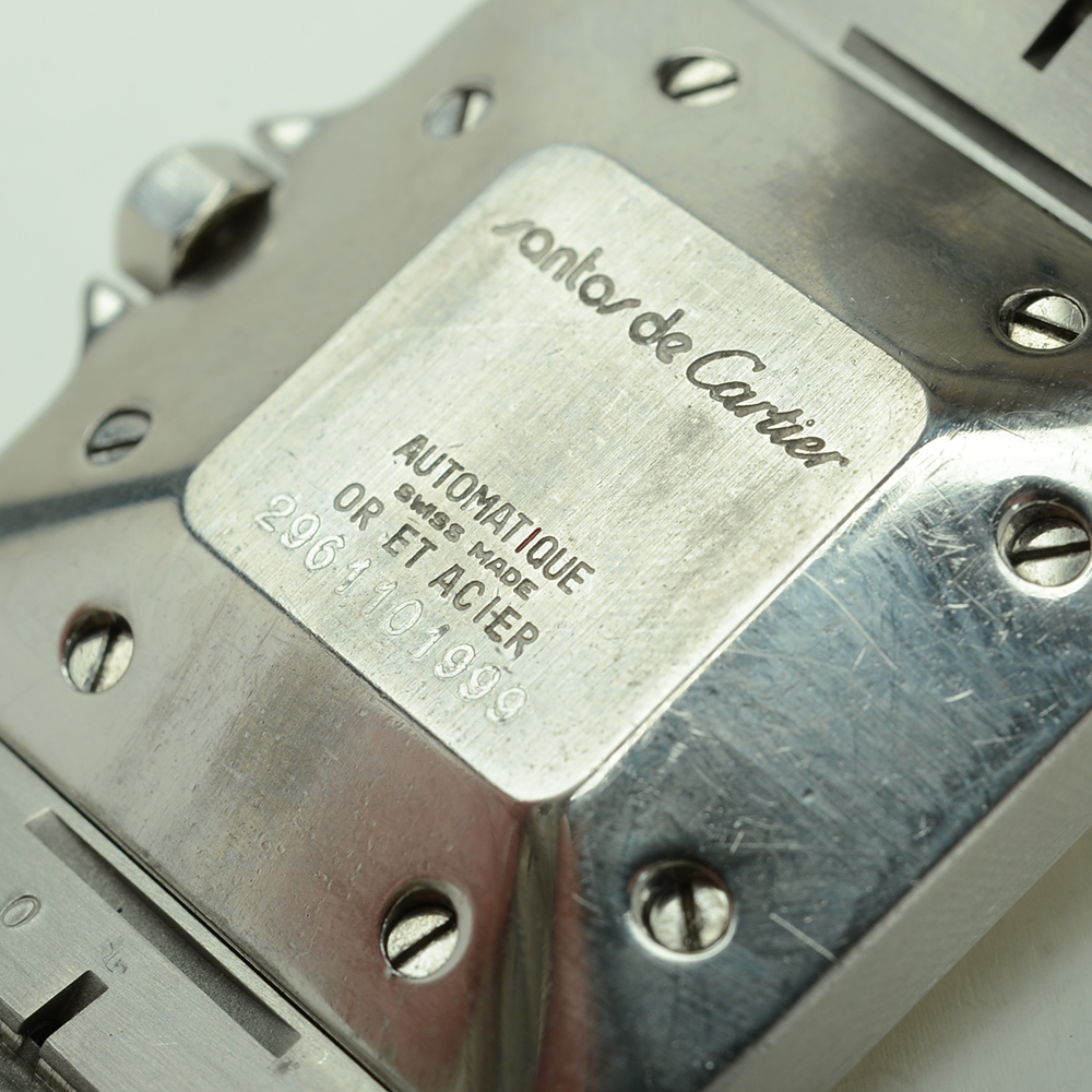 Cartier Santos Date 18K and Stainless Steel Automatic Watch