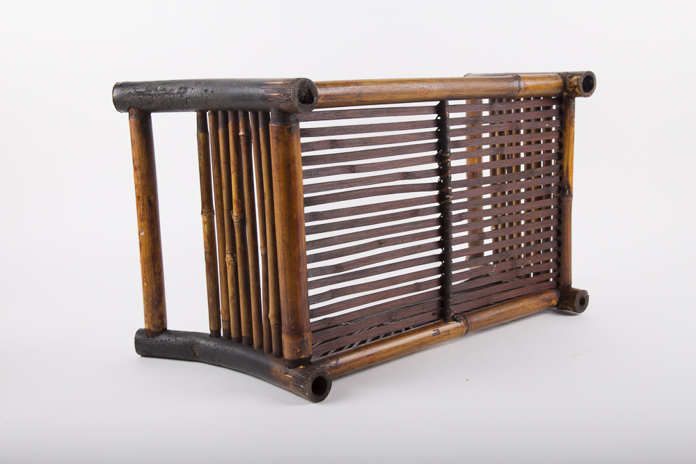 Bentwood Basket With Tea Towels