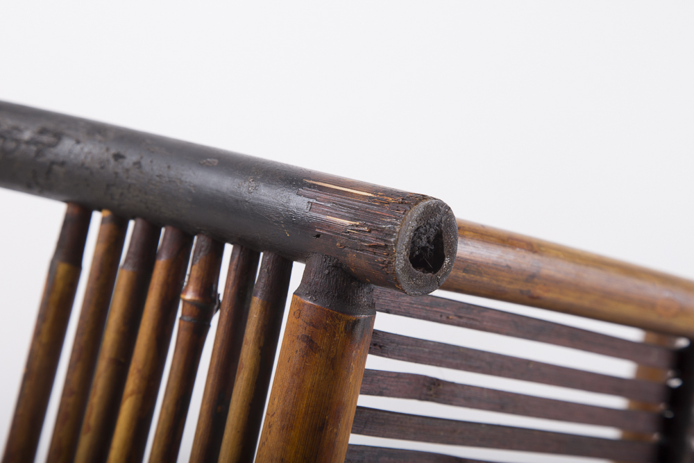 Bentwood Basket With Tea Towels