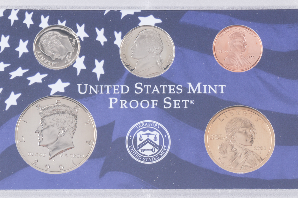 Eleven U.S. Mint Proof Sets