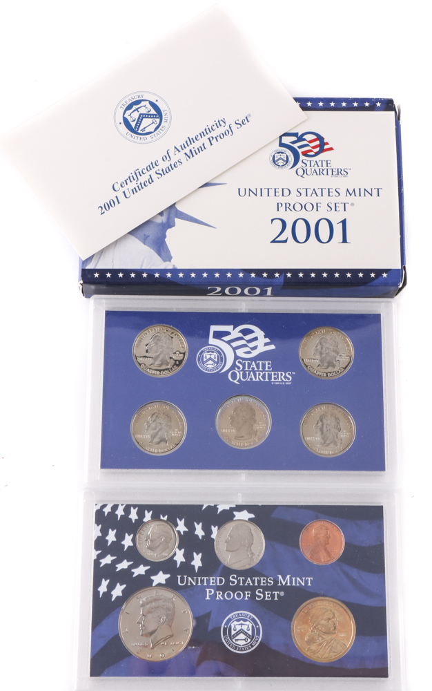 Eleven U.S. Mint Proof Sets