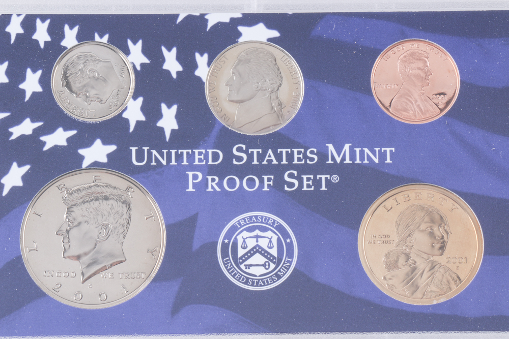 Eleven U.S. Mint Proof Sets