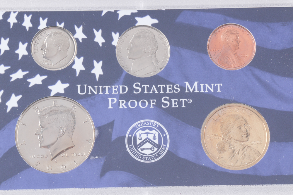 Eleven U.S. Mint Proof Sets