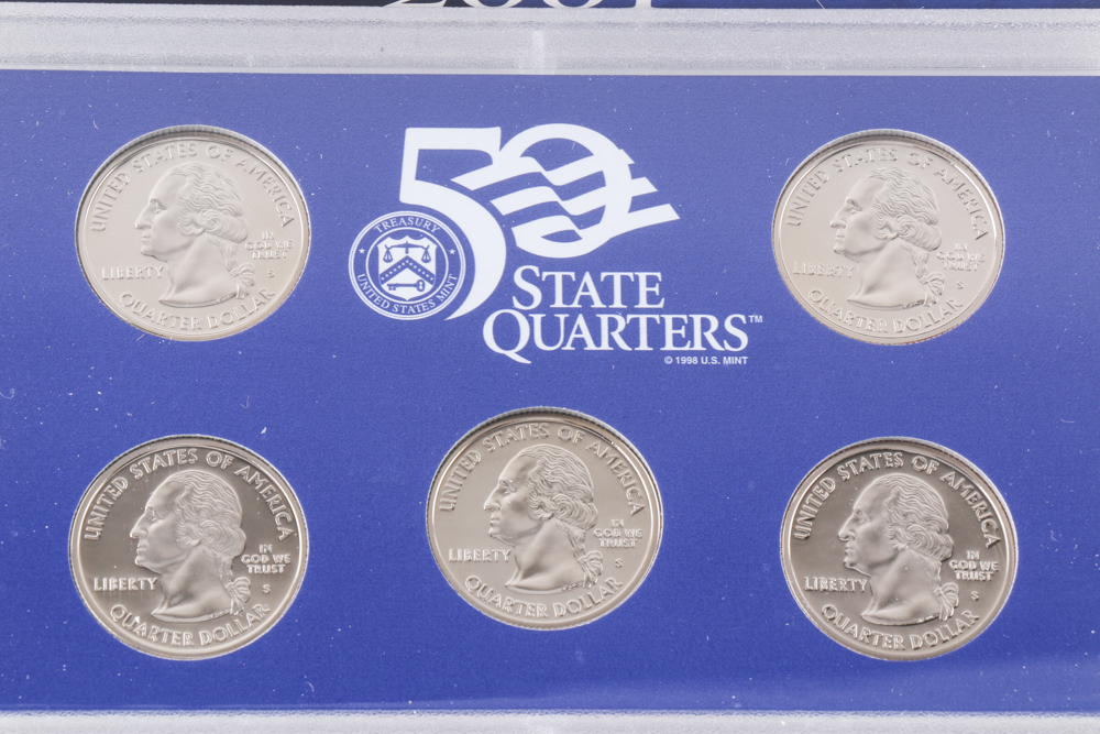 Eleven U.S. Mint Proof Sets