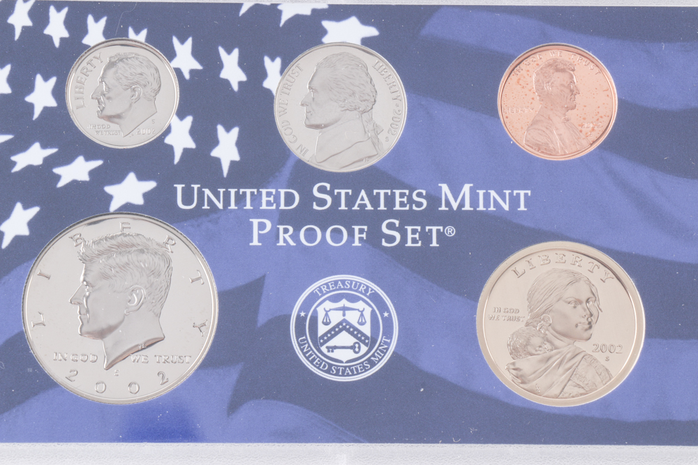 Eleven U.S. Mint Proof Sets