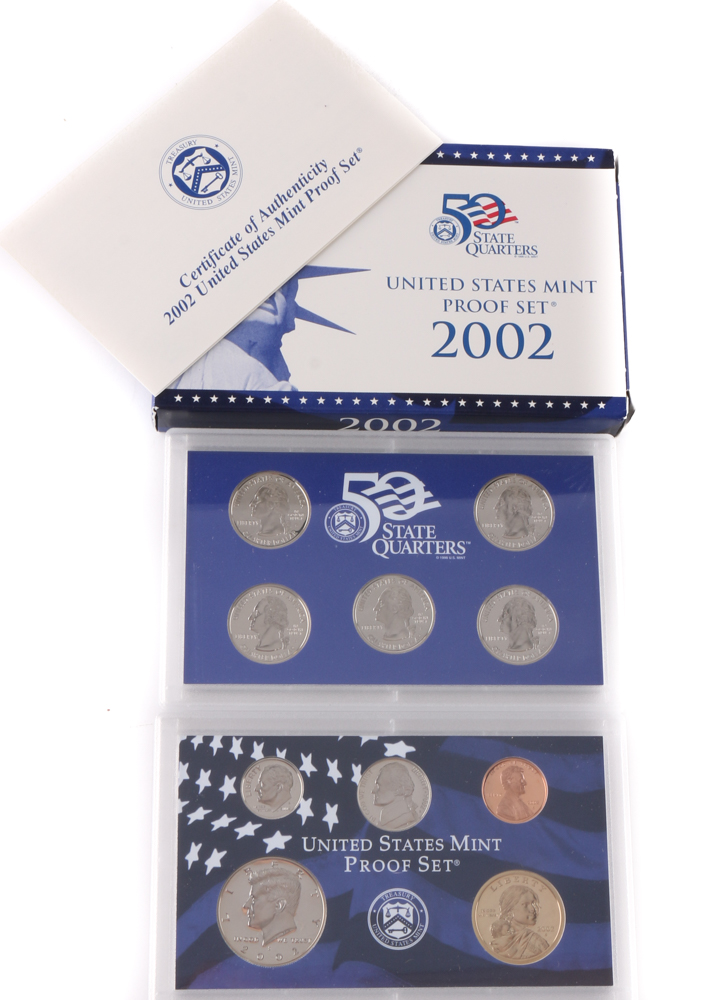 Eleven U.S. Mint Proof Sets