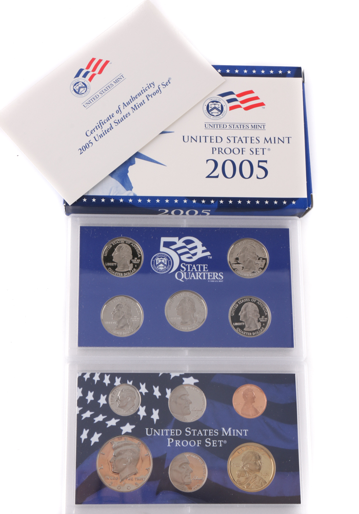 Eleven U.S. Mint Proof Sets