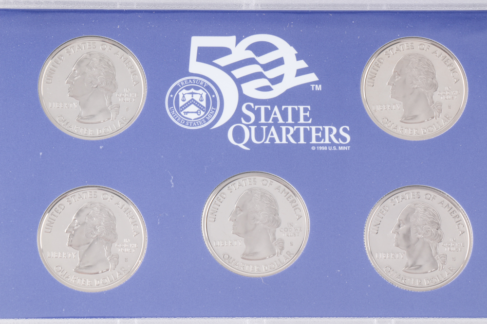 Eleven U.S. Mint Proof Sets