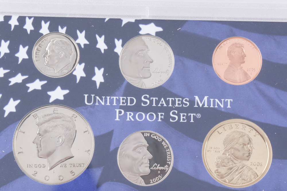 Eleven U.S. Mint Proof Sets