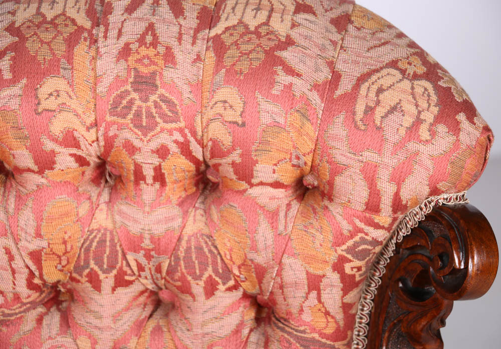 Circa 1850 Rococo Revival Parlor Sofa in the Manner of J. Belter