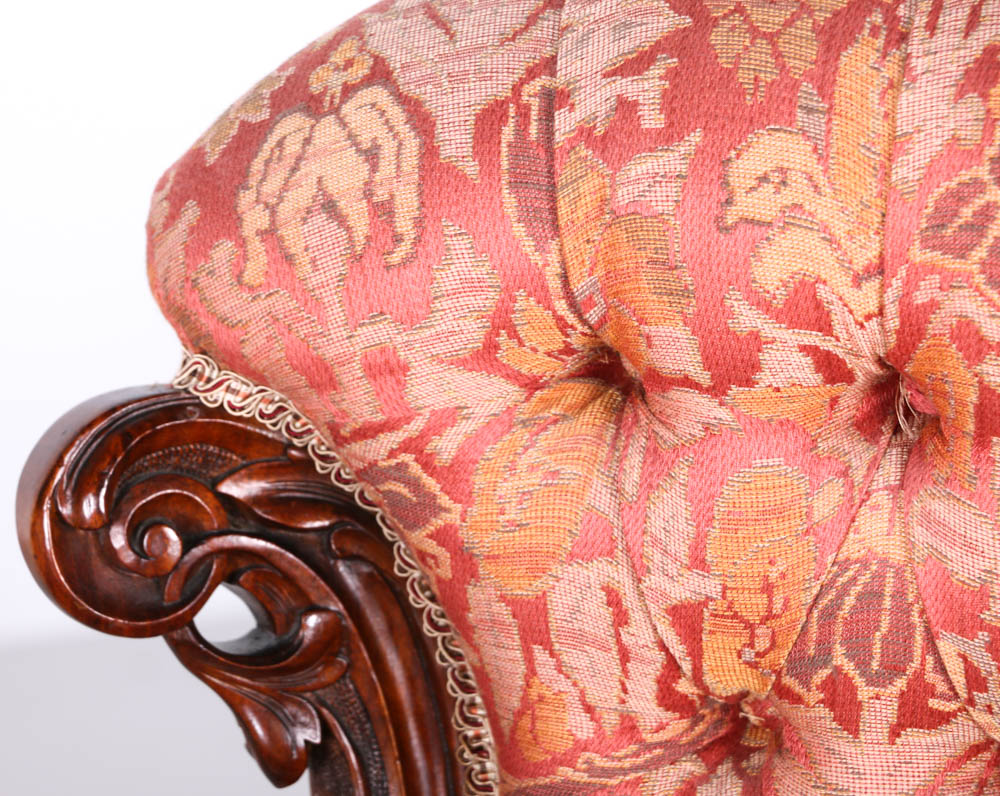 Circa 1850 Rococo Revival Parlor Sofa in the Manner of J. Belter