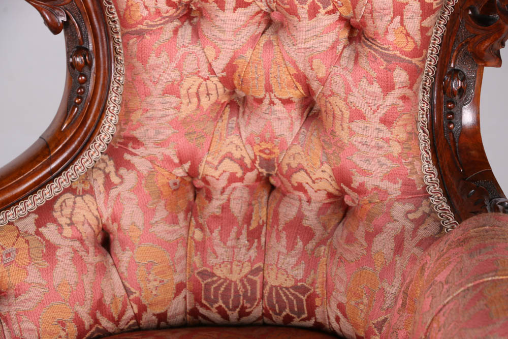 Circa 1850 Rococo Revival Parlor Sofa in the Manner of J. Belter