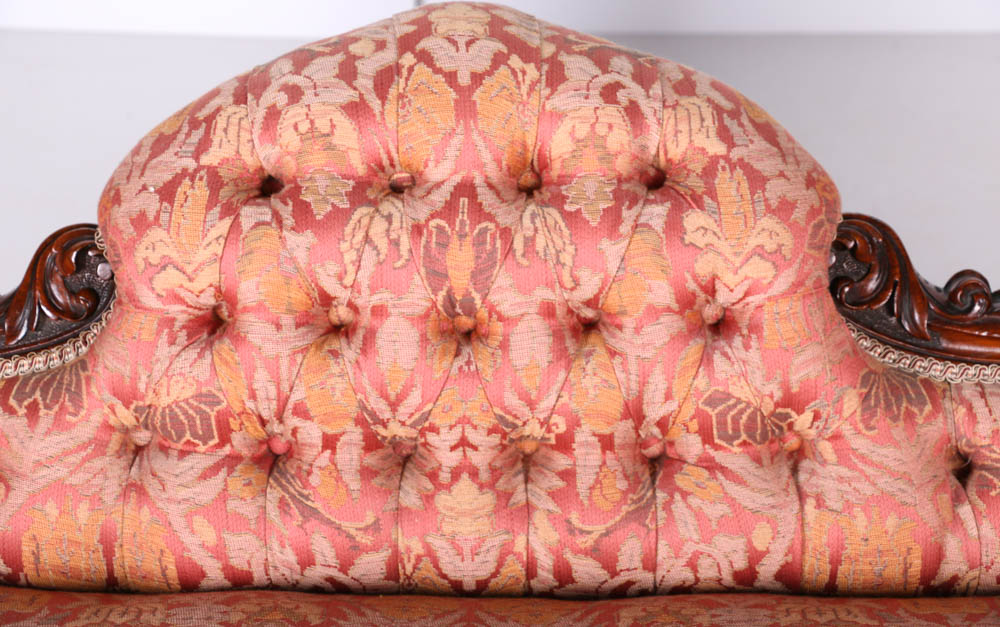 Circa 1850 Rococo Revival Parlor Sofa in the Manner of J. Belter