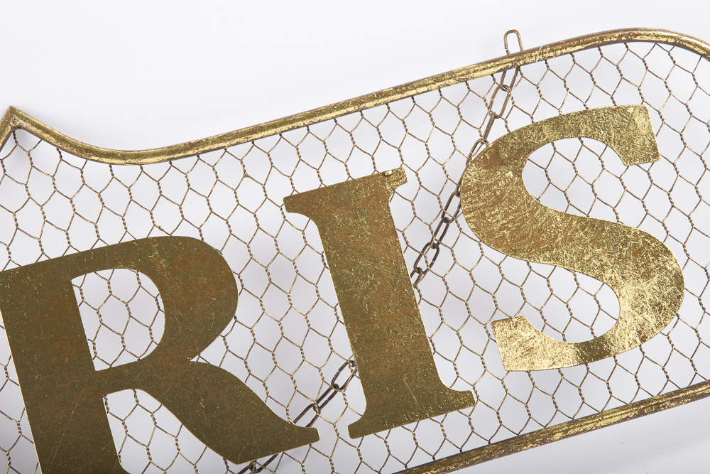 Paris Metal Wall Sign